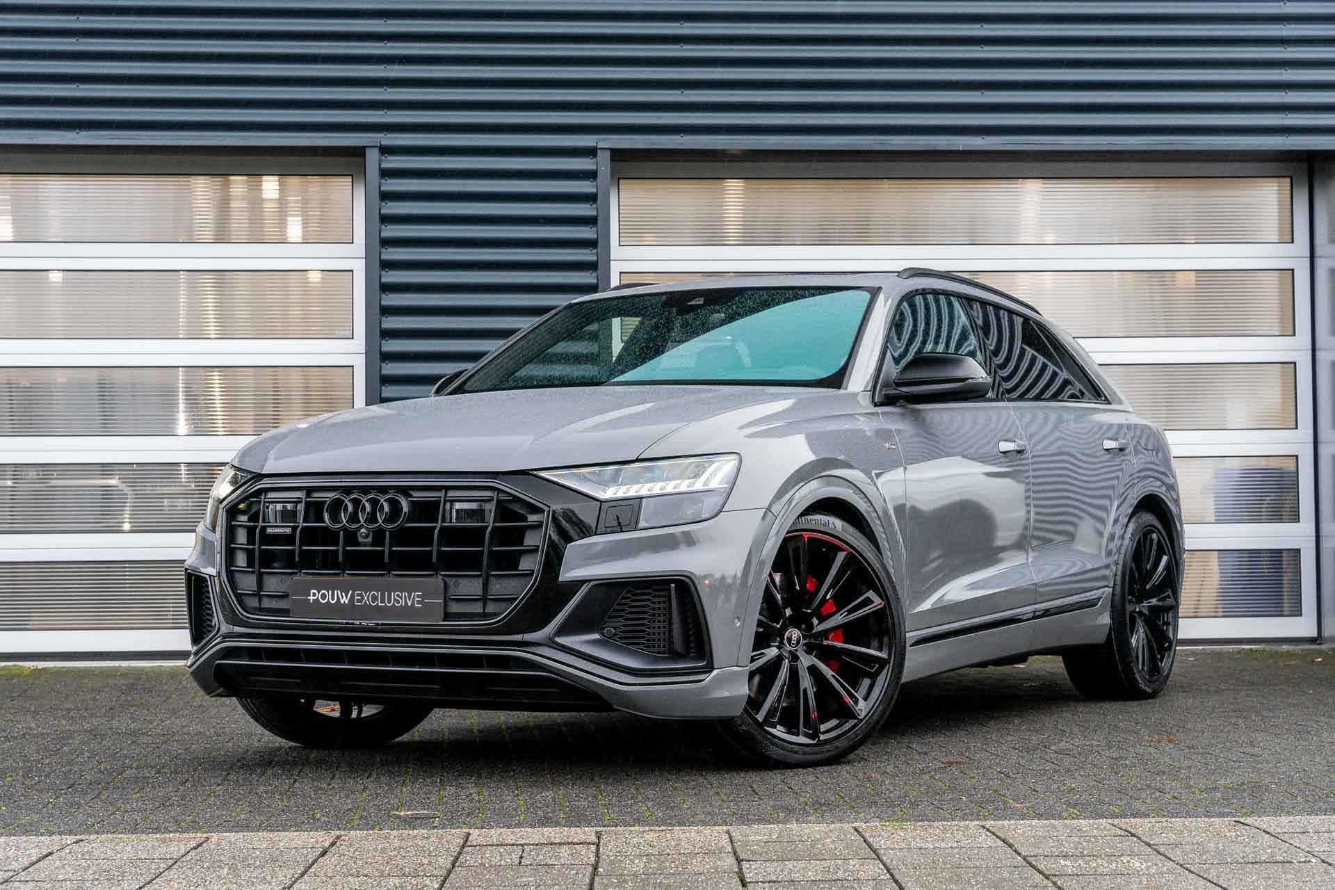 Audi Q8 60 TFSI e 462pk quattro Pro Line S Competition | Nardo Grijs Gewrapt | Head up display | B&O Advanced 3D | Nachtzicht | Panoramadak - 61/61