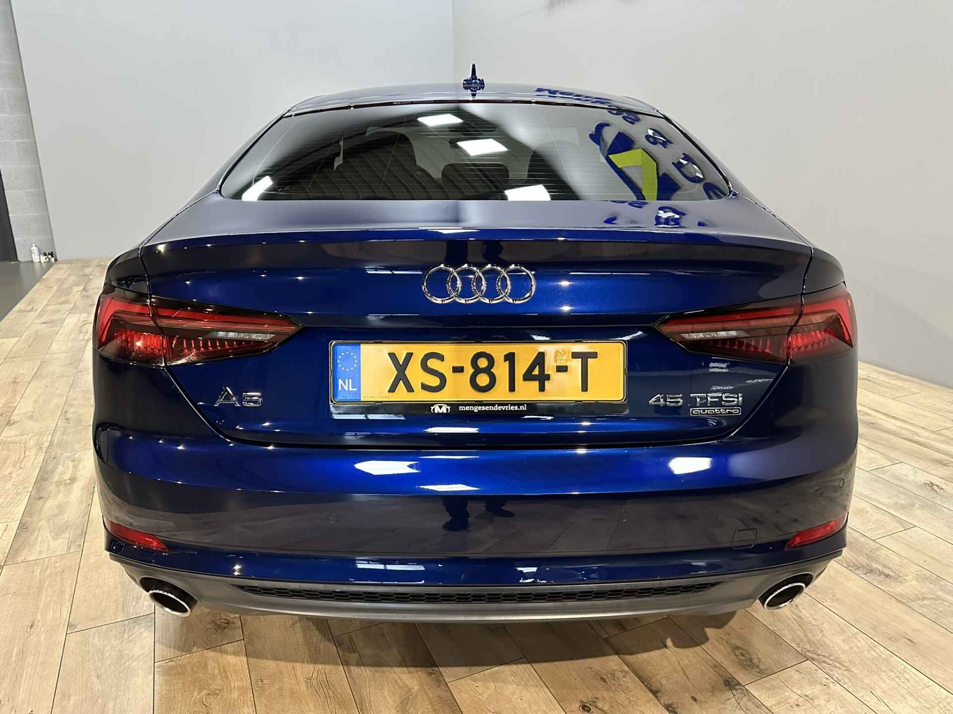 Audi A5 Sportback 45 TFSI 245 PK quattro Sport S-line Edition 3x S Line | Airco ECC | LED | Navigatie | 20" Velgen | Cruise Control | Stoelverwarming | NAP | Isofix | - 4/38