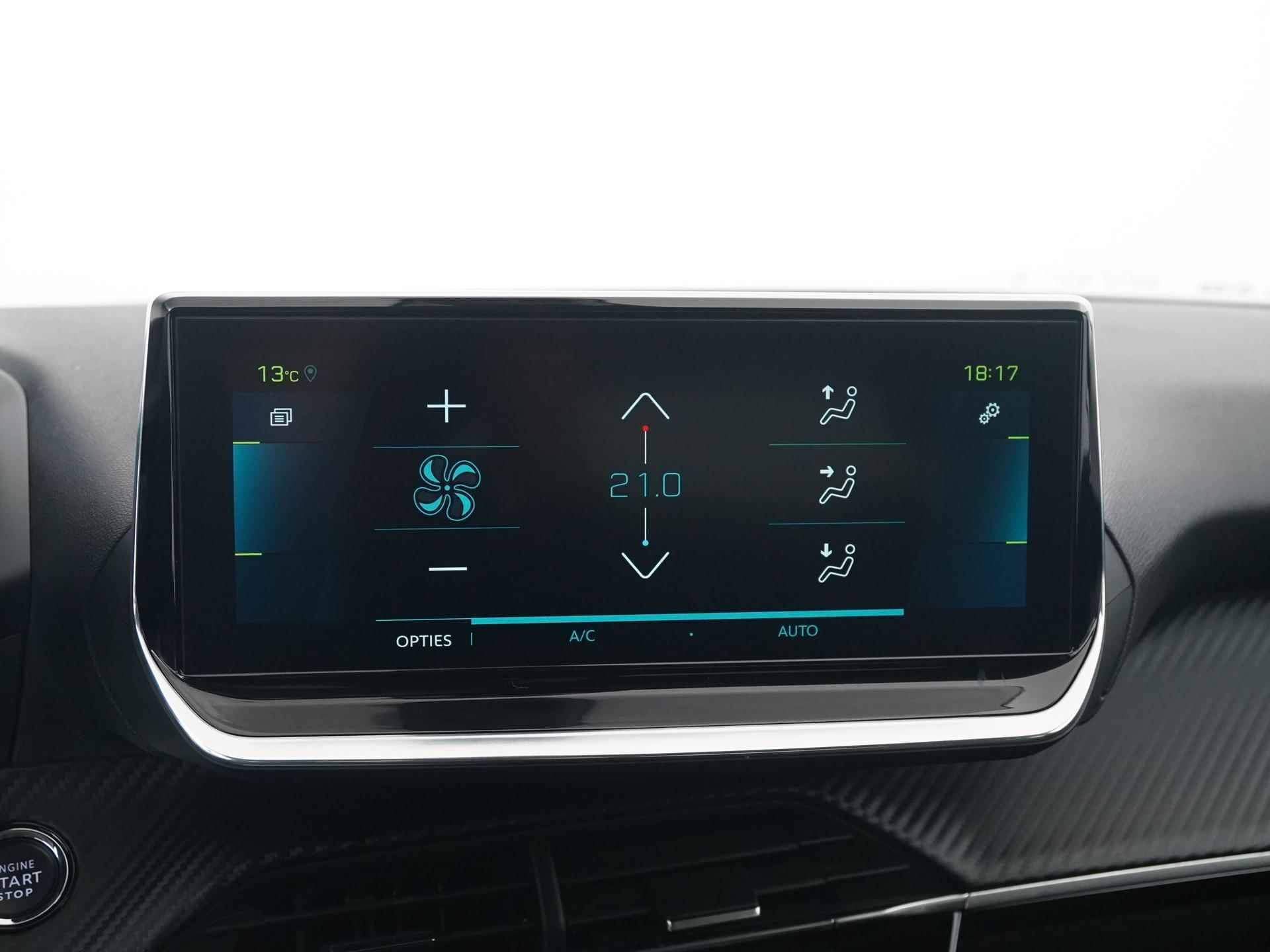 Peugeot e-208 EV Allure Pack 50 kWh 3 fase | Camera | Carplay | Stoelverwarming | Zondag Open! - 13/40