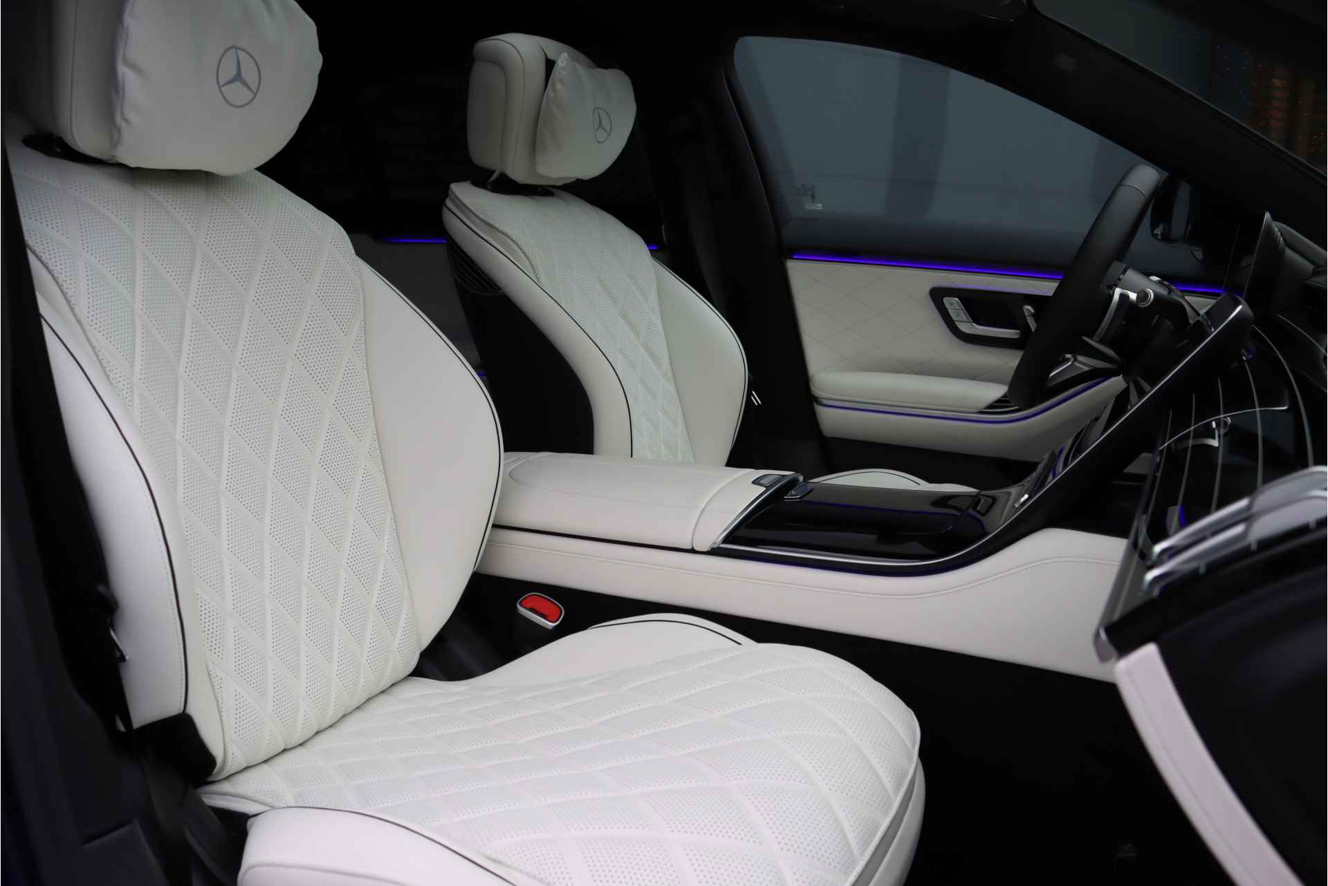 Mercedes-Benz S-Klasse 500 4M Lang AMG Line Aut9, Manufaktur,Distronic+, 3D, MBUX Tablet, Nappa Leder, Massage, HUD, Zonweringspakket, Vierwielbesturing, Softclose,Airmatic,Stoelventilatie V+A, Etc. - 7/51