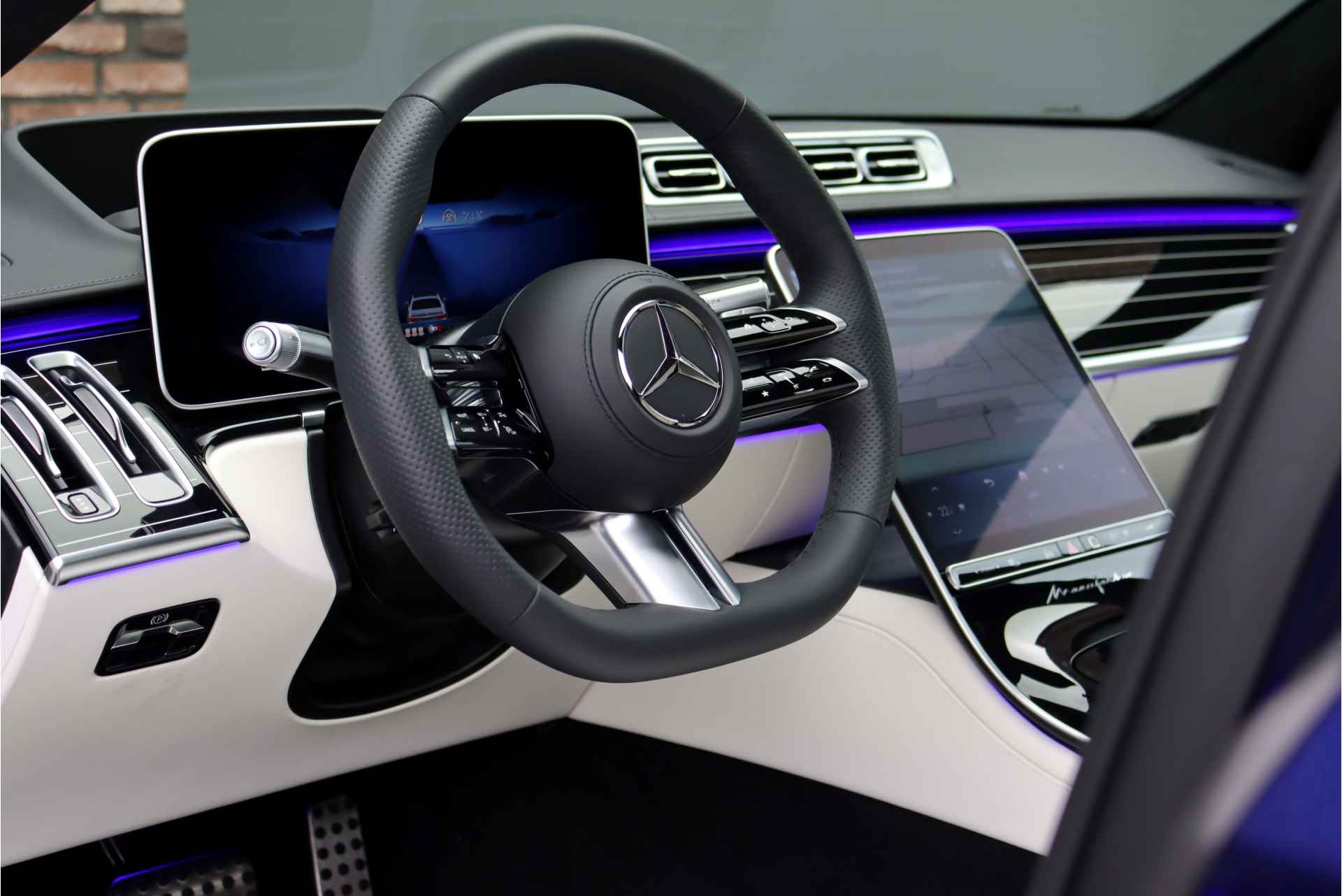 Mercedes-Benz S-Klasse 500 4M Lang AMG Line Aut9, Manufaktur,Distronic+, 3D, MBUX Tablet, Nappa Leder, Massage, HUD, Zonweringspakket, Vierwielbesturing, Softclose,Airmatic,Stoelventilatie V+A, Etc. - 11/51