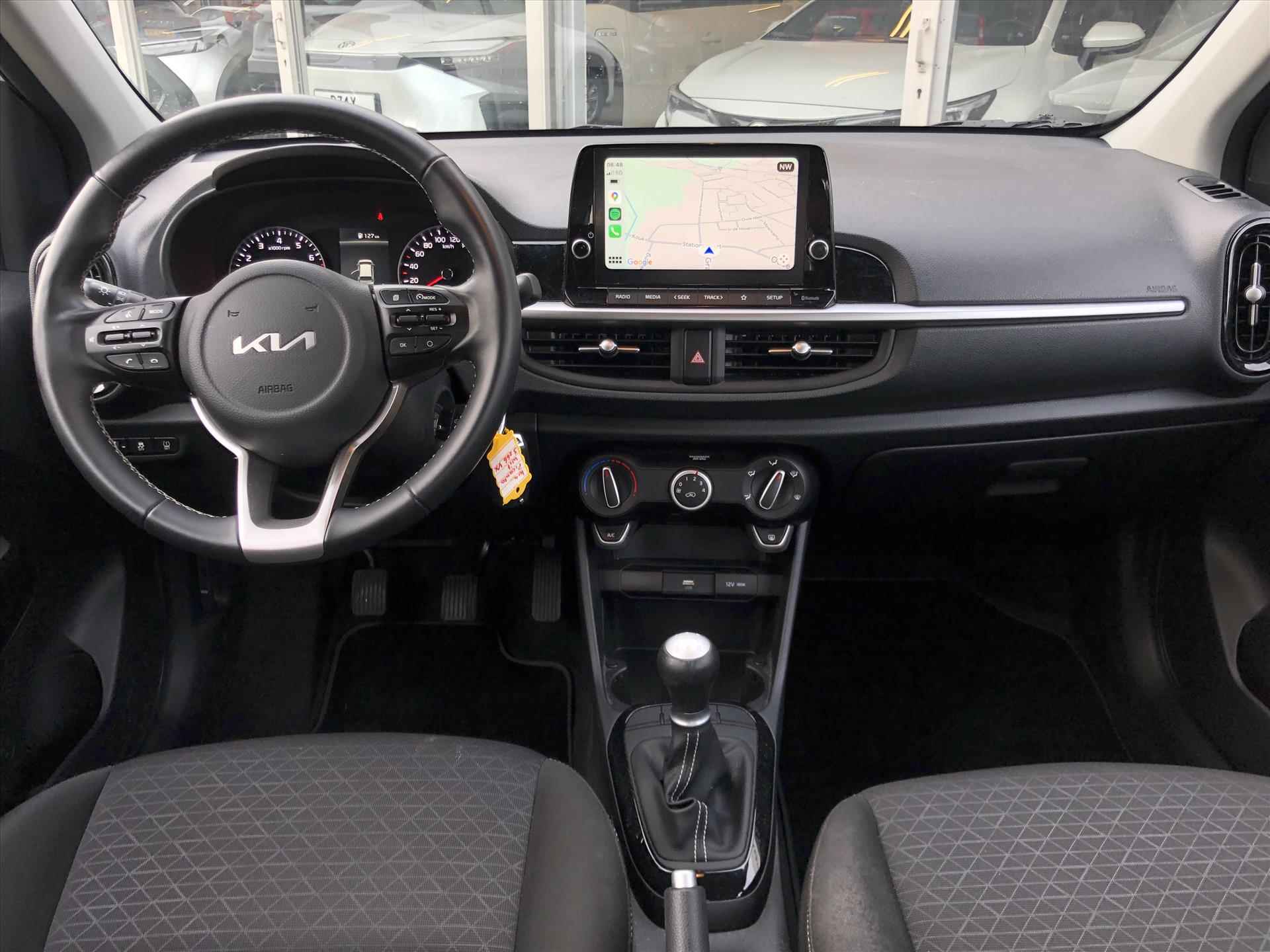 Kia Picanto 1.0 DPi DynamicLine | Eerste eigenaar, Apple CarPlay/Android Auto, Cruise control, Parkeercamera, Lichtmetalen velgen, Airco - 12/33