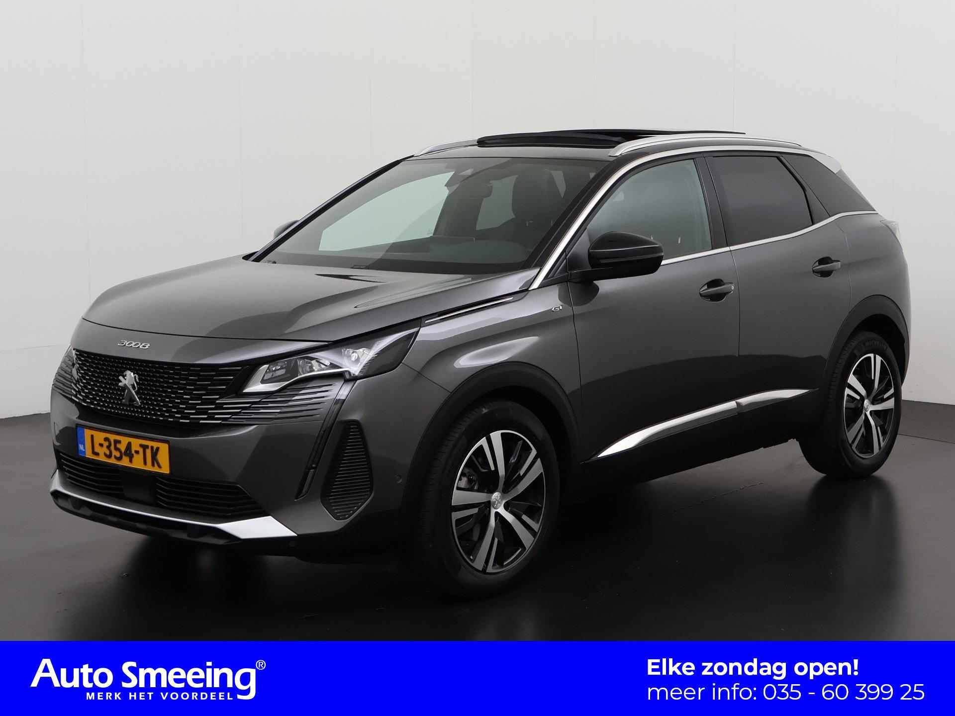 Peugeot 3008 1.2 PureTech GT | Panoramadak | Leder/Alcantara | Focal HiFi | Elek klep | Zondag open!