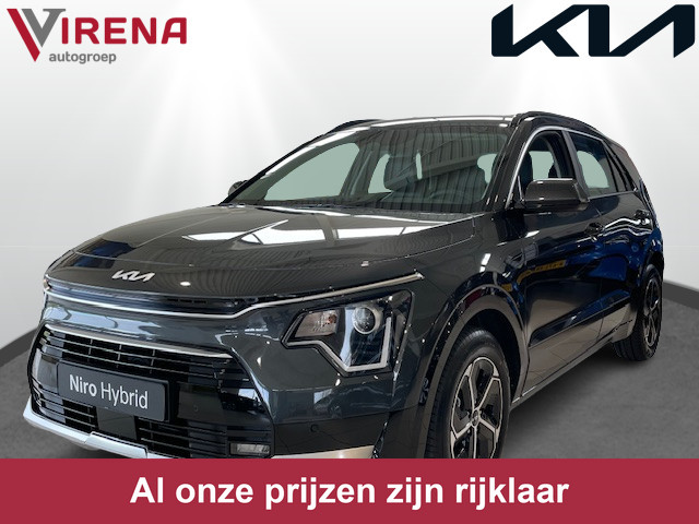 Kia Niro 1.6 GDi Hybrid DynamicLine - Stof/leder - Parkeersensoren voor en achter - Navigatie - Camera - Carplay Fabrieksgarantie Tot 2031 bij viaBOVAG.nl