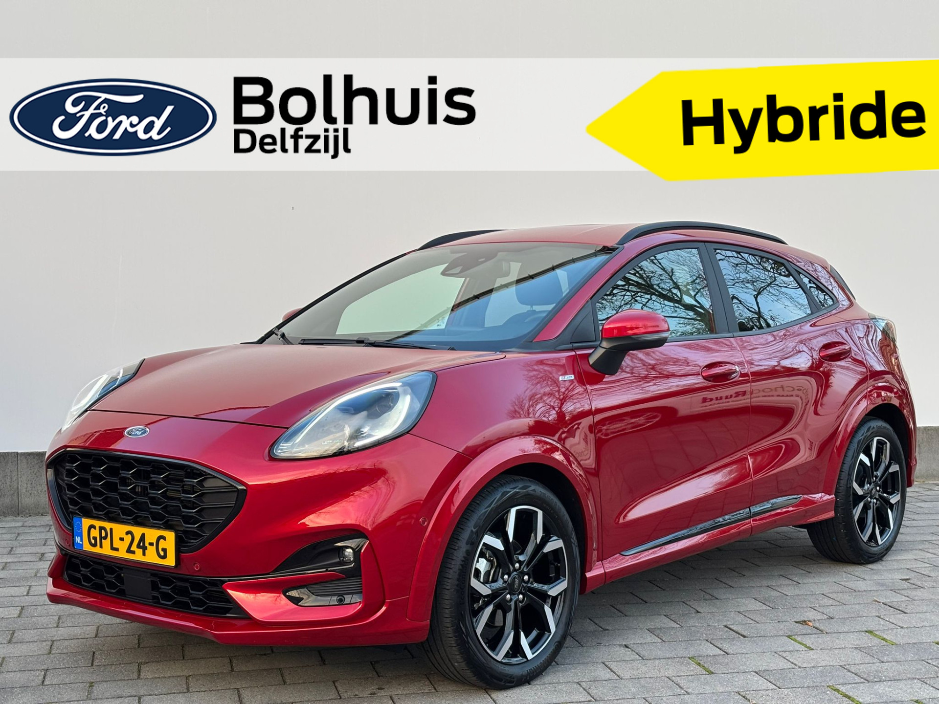 Ford Puma EcoBoost Hybrid 125 pk ST-Line X | Camera | LED | B&O | Half leer | 18" | Apple Carplay | Navi | Cruise