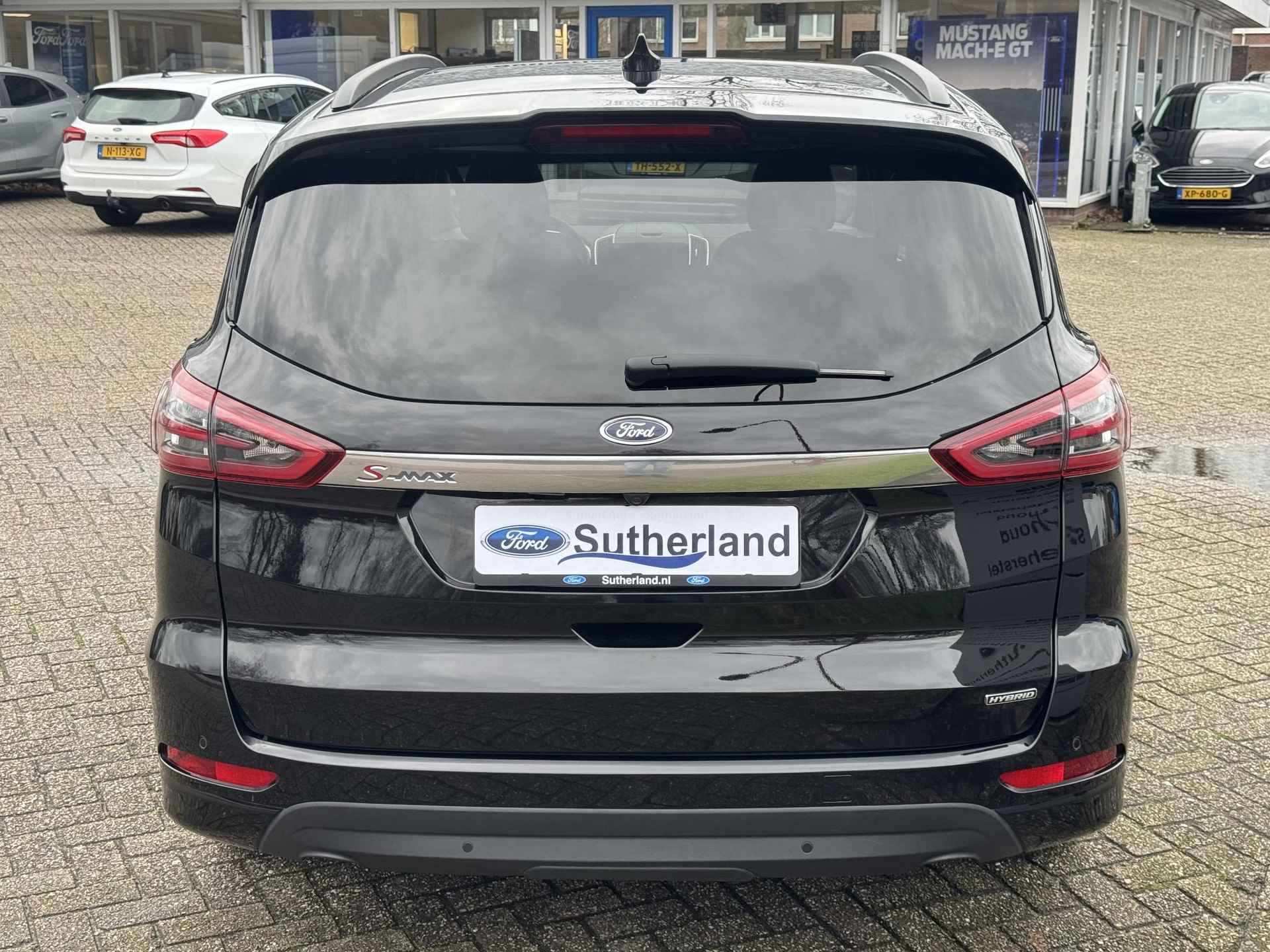 Ford S-Max ST-line 190pk Hybride | Adaptieve Cruise | Winter Pack | Dodehoeksensoren | Elek Achterklep | Trekhaak | Full LED - 4/29