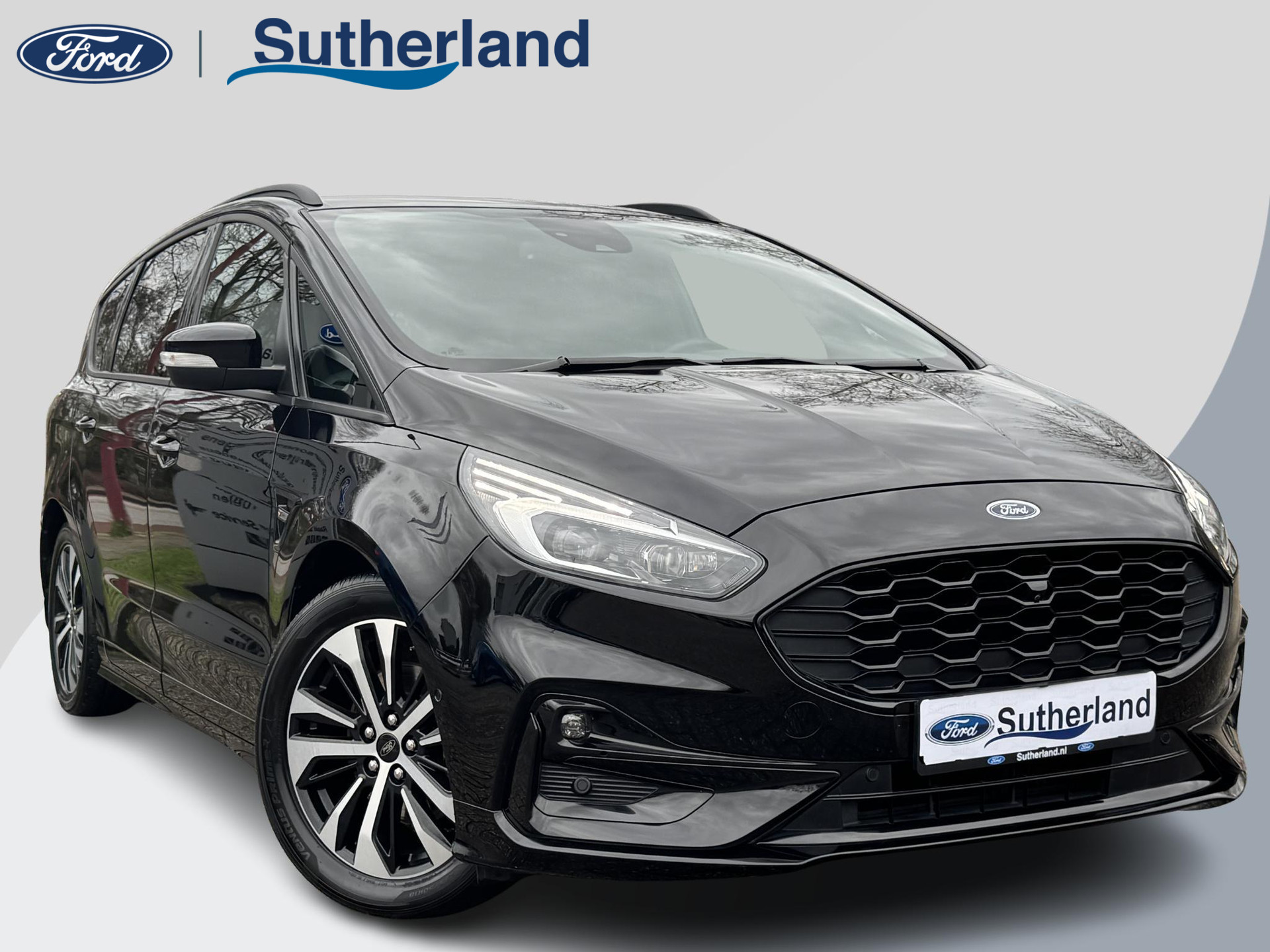 Ford S-Max ST-line 190pk Hybride | Adaptieve Cruise | Winter Pack | Dodehoeksensoren | Elek Achterklep | Trekhaak | Full LED