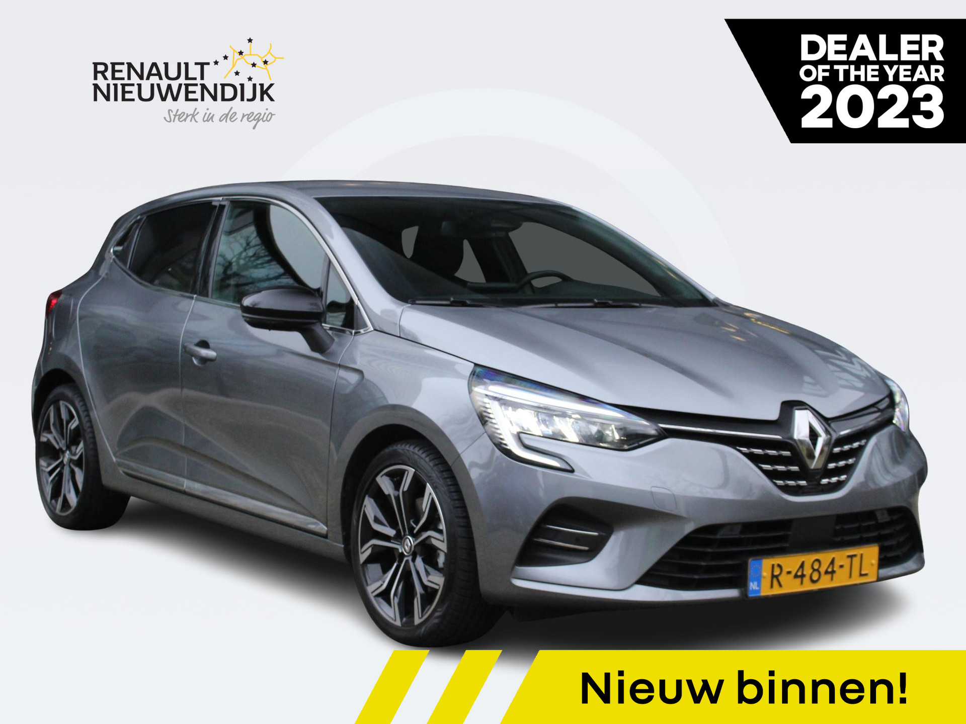 Renault Clio 1.6 E-Tech Hybrid 145 Techno / 1E EIGENAAR / DEALER OND. / CAMERA / 9,3'' NAVI / 10,25'' DASHBOARD / ALL-SEASON / CLIMATE / CRUISE / PRIVACY GLASS / CARPLAY / 17''