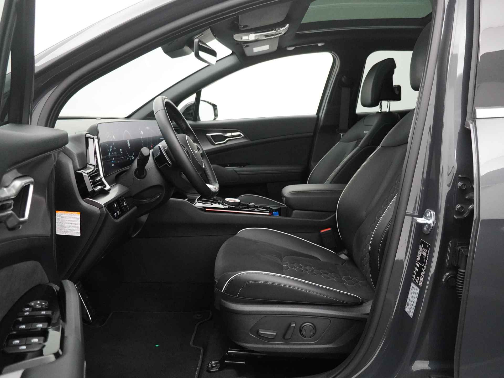 Kia Sportage 1.6 T-GDi Hybrid GT-Line - Adaptief Cruise Control - Navigatie - Climate Control - Apple/Android Carplay - Schuif/Kanteldak - Pano - Fabrieksgarantie Tot 2030 - 16/46