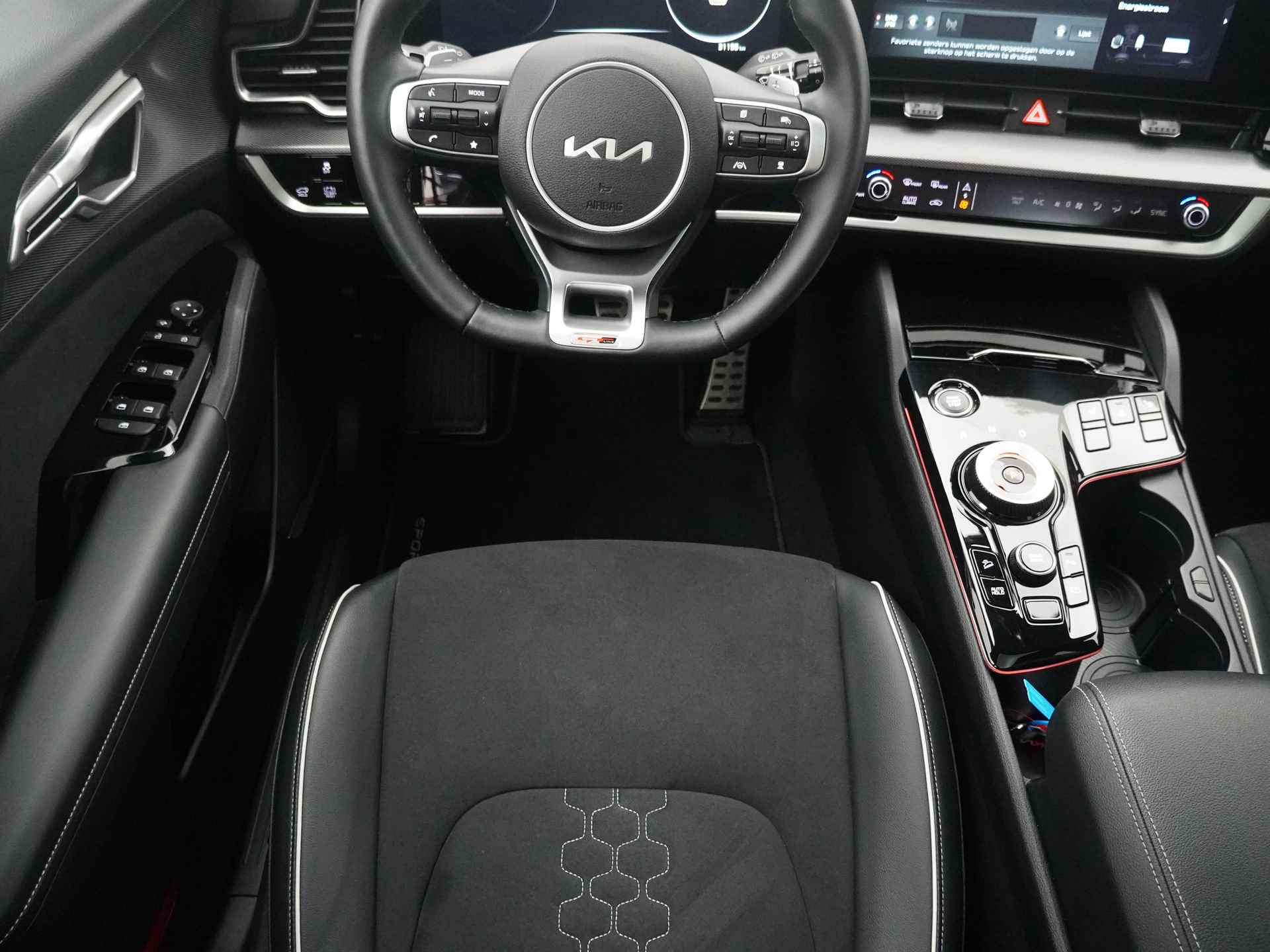 Kia Sportage 1.6 T-GDi Hybrid GT-Line - Adaptief Cruise Control - Navigatie - Climate Control - Apple/Android Carplay - Schuif/Kanteldak - Pano - Fabrieksgarantie Tot 2030 - 34/46