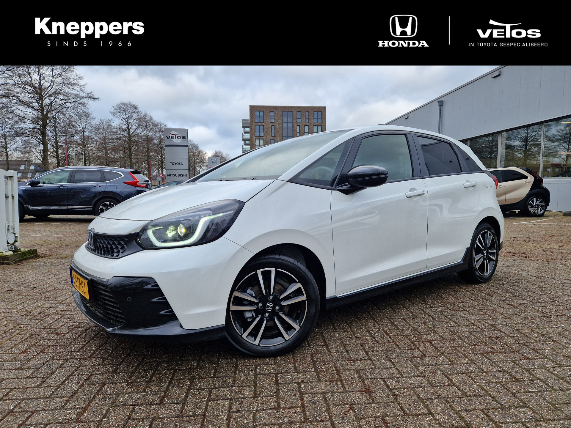 Honda Jazz 1.5 e:HEV Advance Sport Navigatie, Parkeersensoren V+A, Apple/Android , All-in Rijklaarprijs bij viaBOVAG.nl