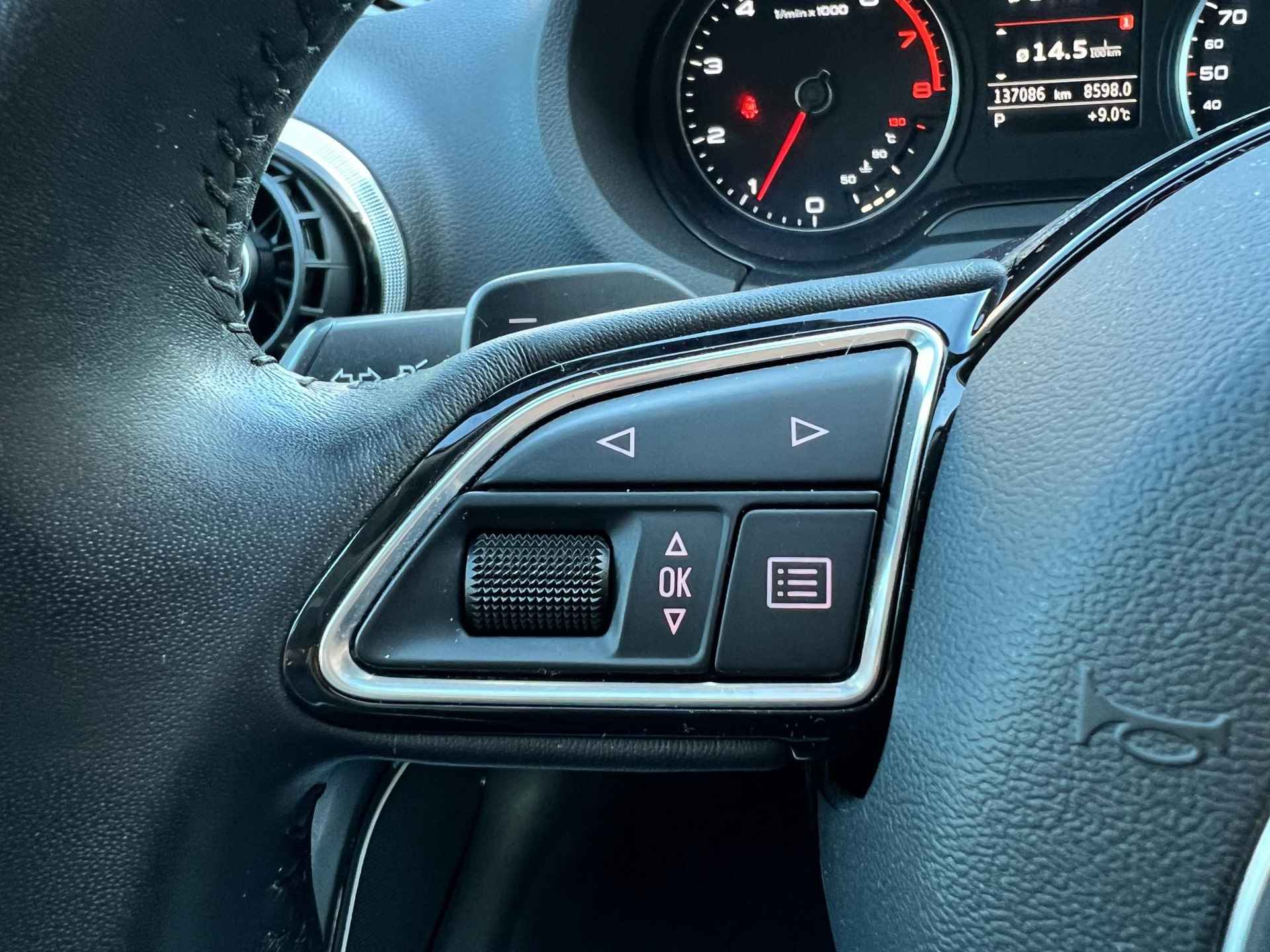 Audi A3 Sportback 1.8 TFSI Ambition B & O, Standkachel, Stoelverwarming, Cruise Control, Apple Carplay, MMI+, Sportstoelen, 18"LM,F1 Flippers, Dual Climate Control, Led, Bluetooth, Afgevlakt stuur (MET GARANTIE*) - 16/38