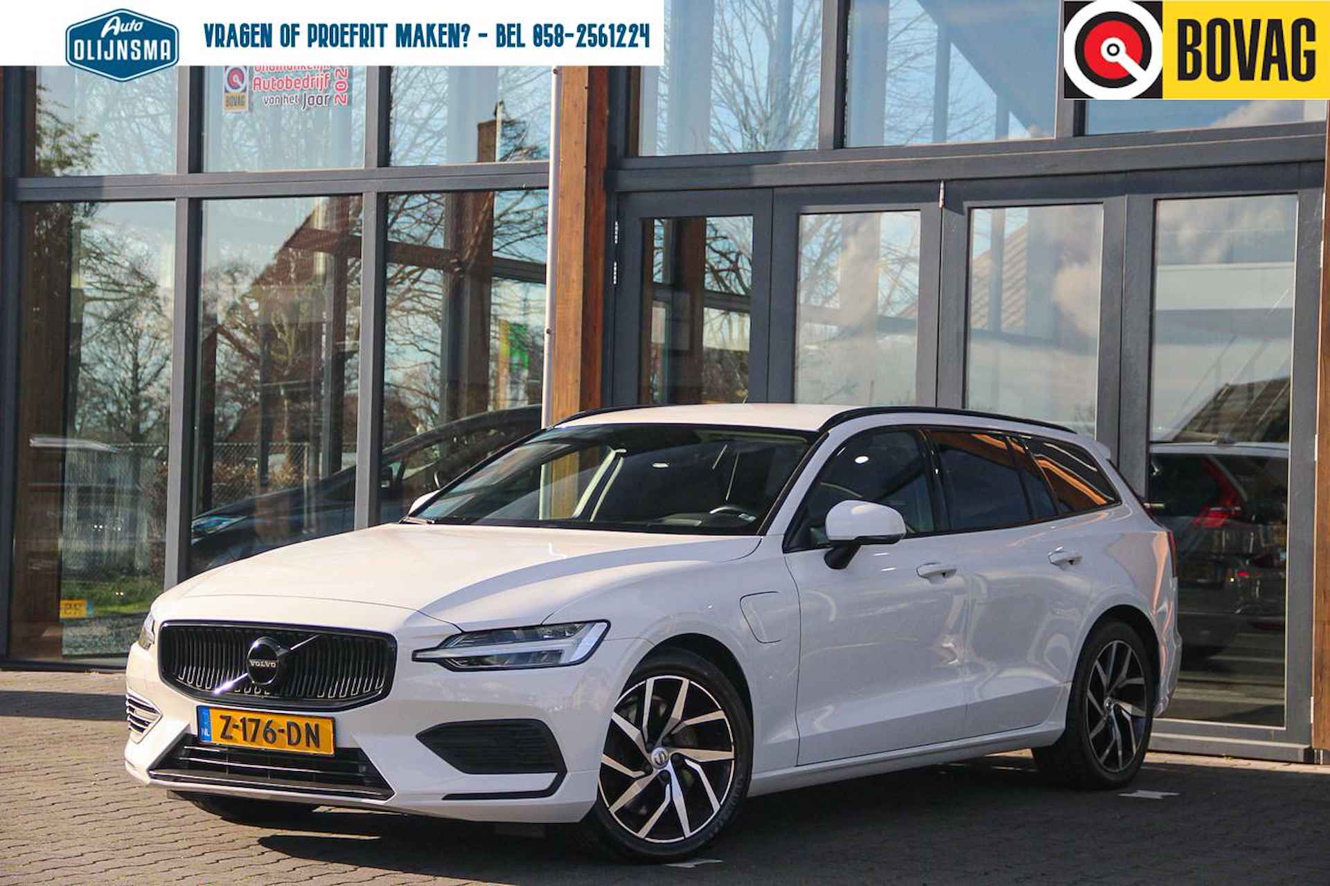Volvo V60 2.0 T6 Recharge AWD Business Pro BlackEdition|Leer|Camera|Stoelverwarming - 1/27