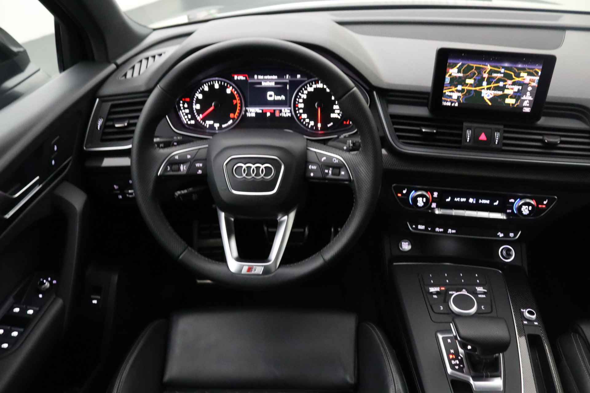 Audi Q5 2.0 TFSI quattro Sport S Line Black Edition | Lederen bekleding | Panoramadak | LED | Parkeersensoren - 16/30