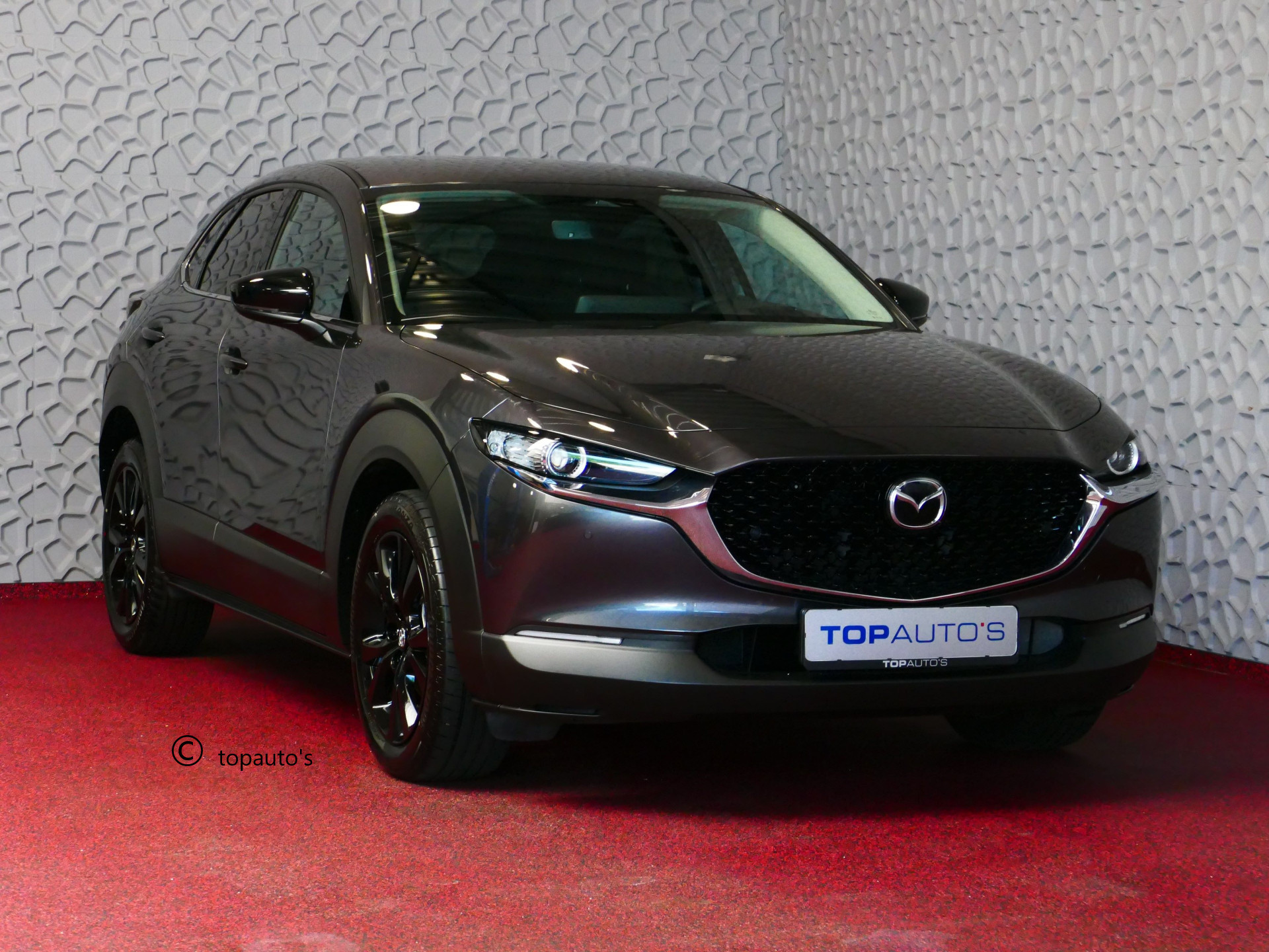 Mazda CX-30 2.0 E-SkyActiv-G 150 M HYBRID HOMURA STOELVERW CAMERA ELEK.KLEP BLINDSPOT HEADUP 04/2024 MHEV HYBRID MILD HYBRIDE