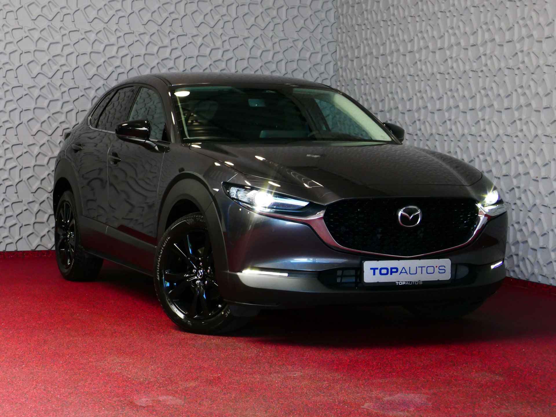 Mazda CX-30 2.0 E-SkyActiv-G 150 M HYBRID HOMURA STOELVERW CAMERA ELEK.KLEP BLINDSPOT HEADUP 04/2024 MHEV HYBRID MILD HYBRIDE - 53/75