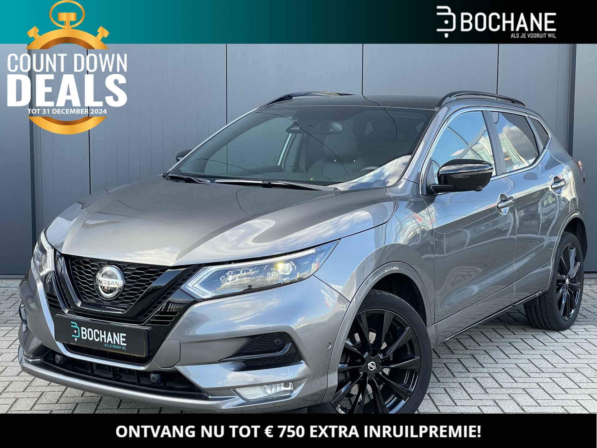 Nissan Qashqai 1.3 DIG-T 140 N-Tec | El. verst. bestuurdersstoel | Panoramadak | 19-Inch | Navigatie | Leder/Alcantara | 360º Camera | Full LED - 1/49