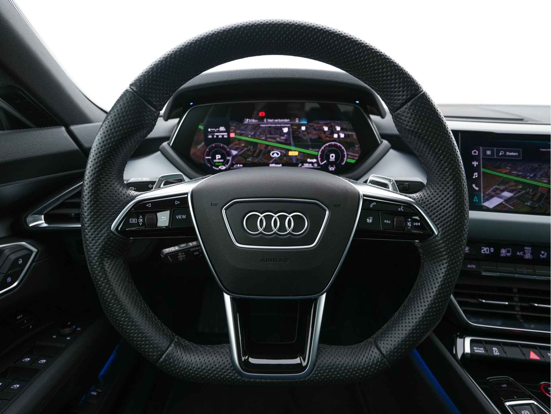 Audi e-tron GT 93 kWh [ 3-Fase ] *PANO |  | FULL-LEATHER | BANG&OLUFSEN-AUDIO | HEAD-UP | ADAPT.CRUISE | BLIS |  MATRIX-LED | AIR-SUSPENSION | SPORT-SEATS | SURROUND-VIEW | KEYLESS | DIGI-COCKPIT | DAB+ | NAVI-FULLMAP | 21"A - 18/44