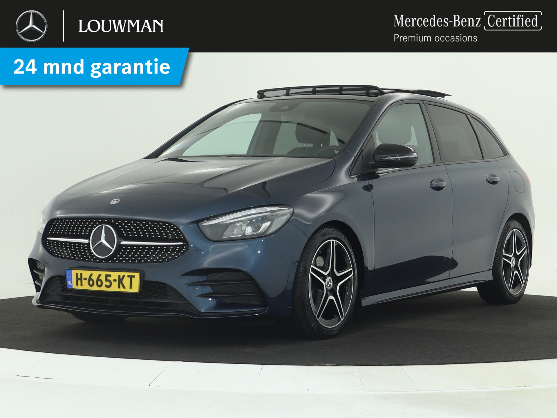 Mercedes-Benz B-Klasse 180 Business Solution AMG | Panoramadak | MBUX wide screen | Navigatie | Parking support met camera achter | inclusief 24 maanden MB Certified garantie voor Europa.