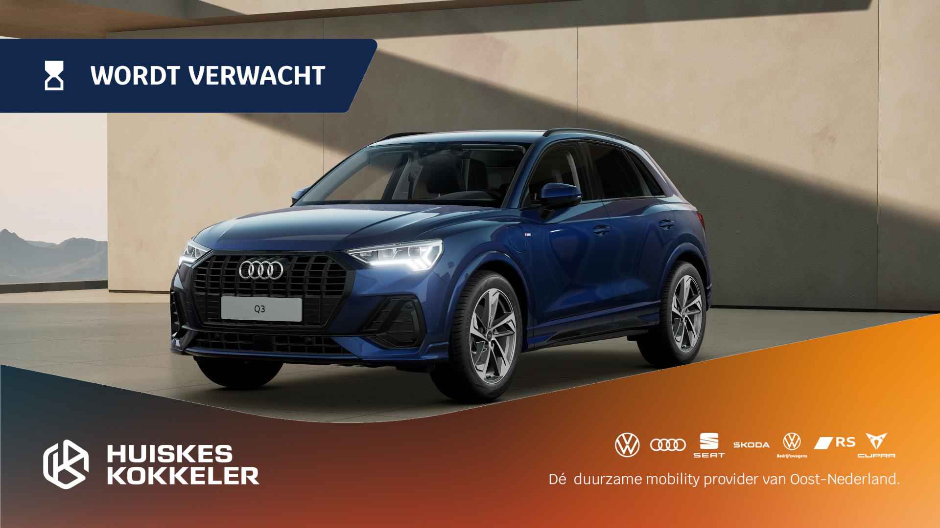 Audi Q3 45 TFSI e S edition | Keyless | Carplay | Adapt. Cruise | 19 Inch | Stoelverwarming | S Line |