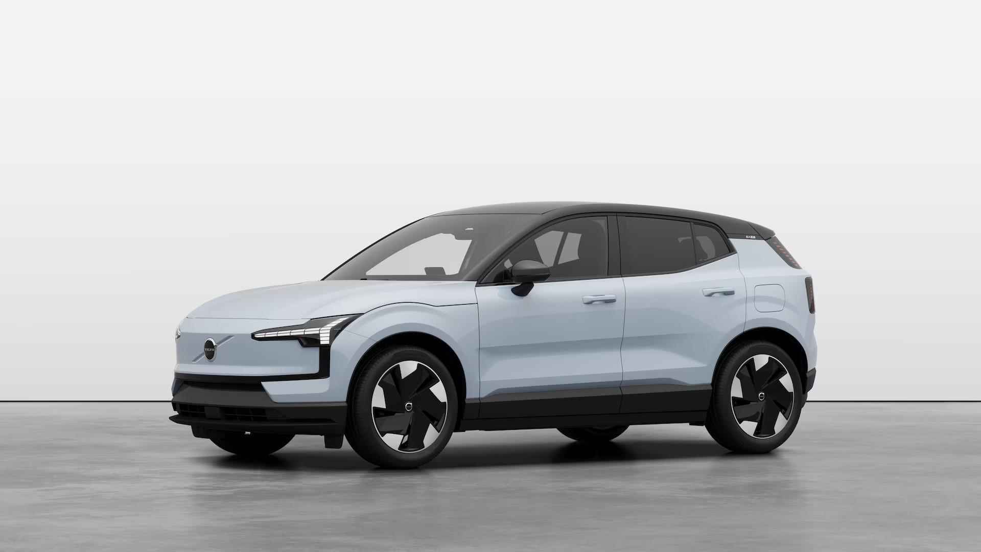 Volvo EX30 Single Motor Extended Range 272pk 69 kWh Plus, **DIRECT UIT VOORRAAD LEVERBAAR**€2.950 SEPP SUBSIDIE** 626 Cloud Blue, R310 Indigo interieur, Verwarmde voorstoelen & stuurwiel, Google Maps & Infotainment, Harman Kardon premium soundbar, Elektrisch bedienbare achterklep - 3/14