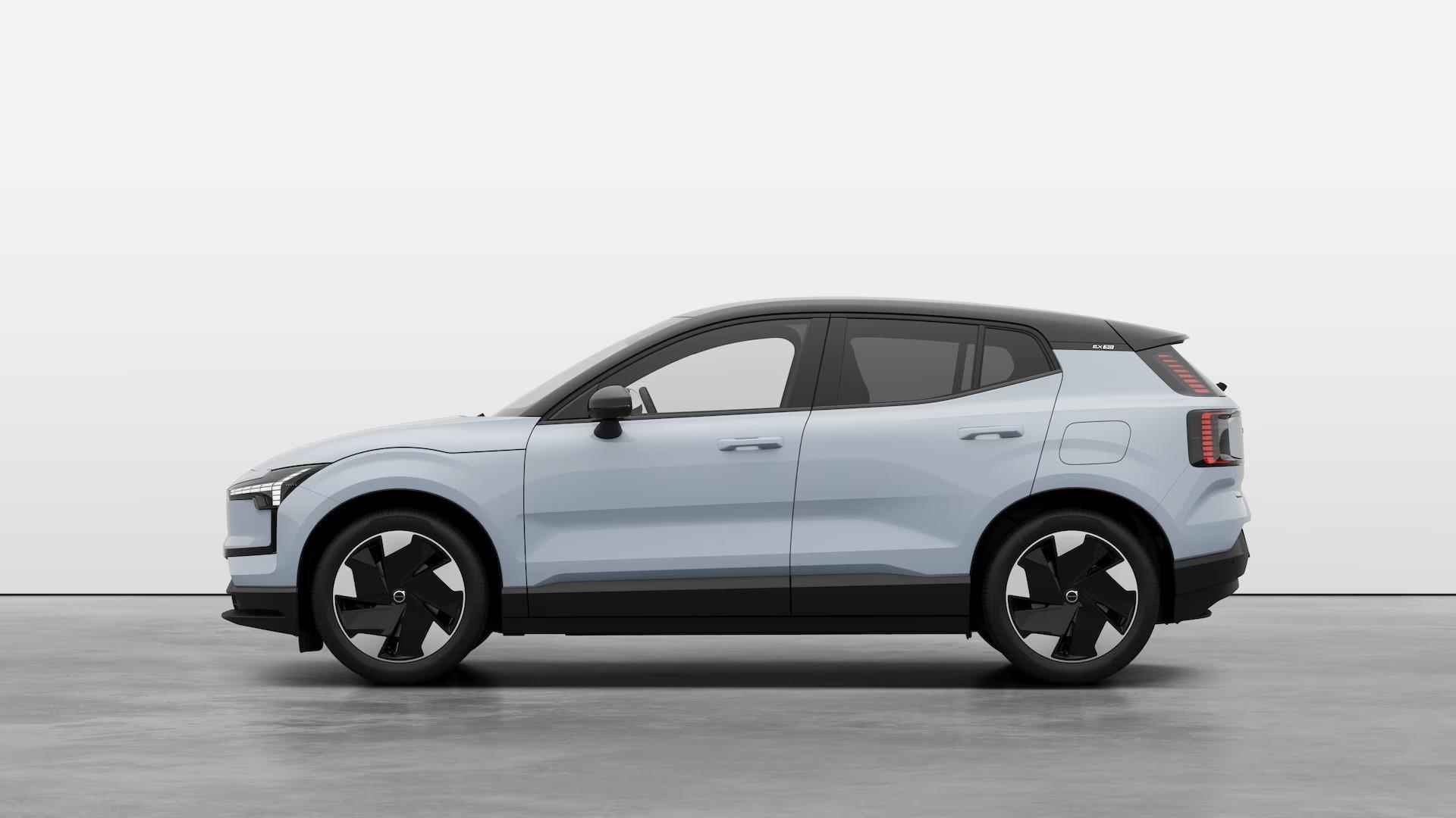 Volvo EX30 Single Motor Extended Range 272pk 69 kWh Plus, **DIRECT UIT VOORRAAD LEVERBAAR**€2.950 SEPP SUBSIDIE** 626 Cloud Blue, R310 Indigo interieur, Verwarmde voorstoelen & stuurwiel, Google Maps & Infotainment, Harman Kardon premium soundbar, Elektrisch bedienbare achterklep - 9/14