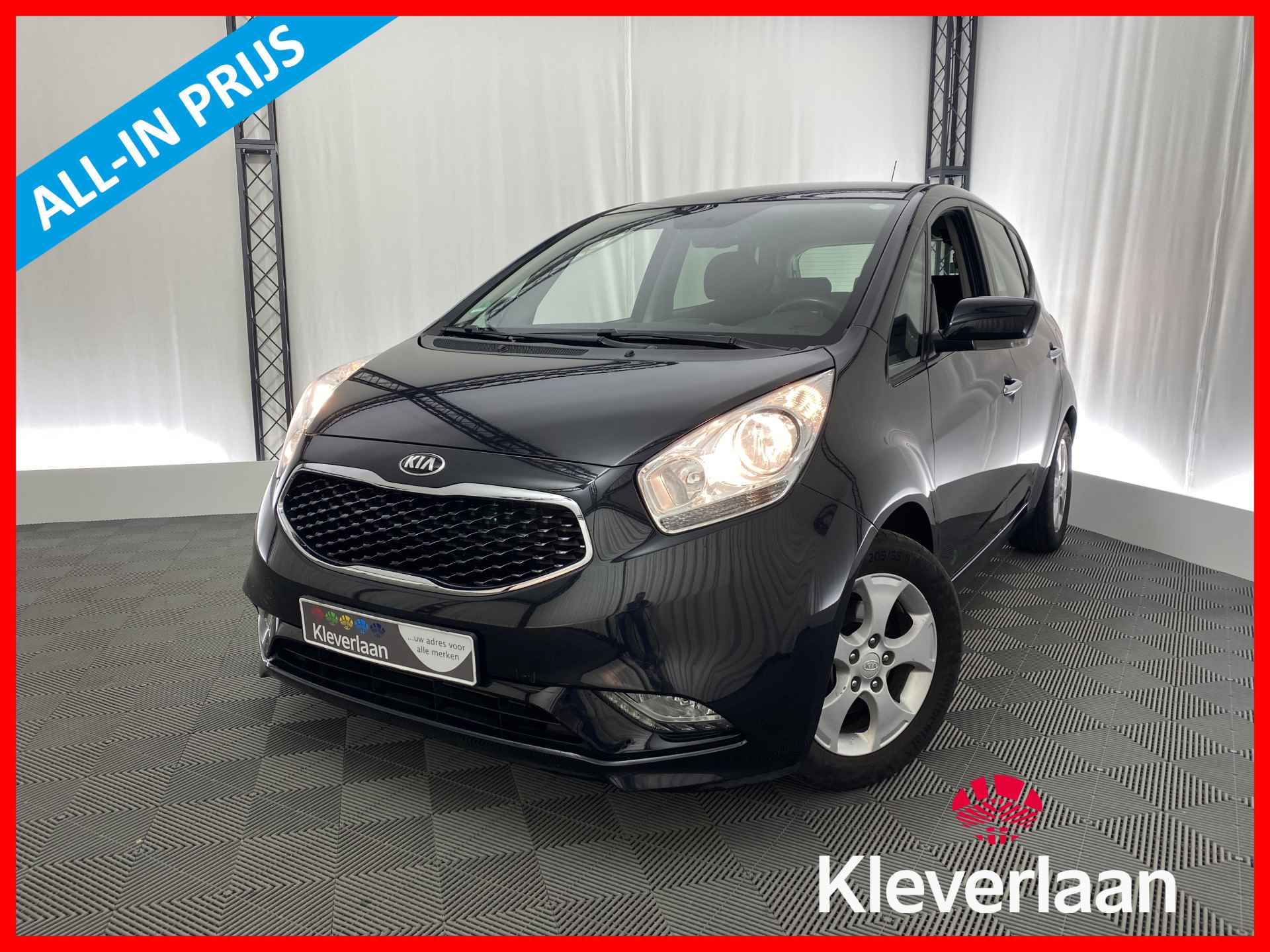 Kia Venga 1.6 CVVT DynamicLine Automaat | Clima | Cruise | Camera | Stoel- en stuurverw. | Navi |