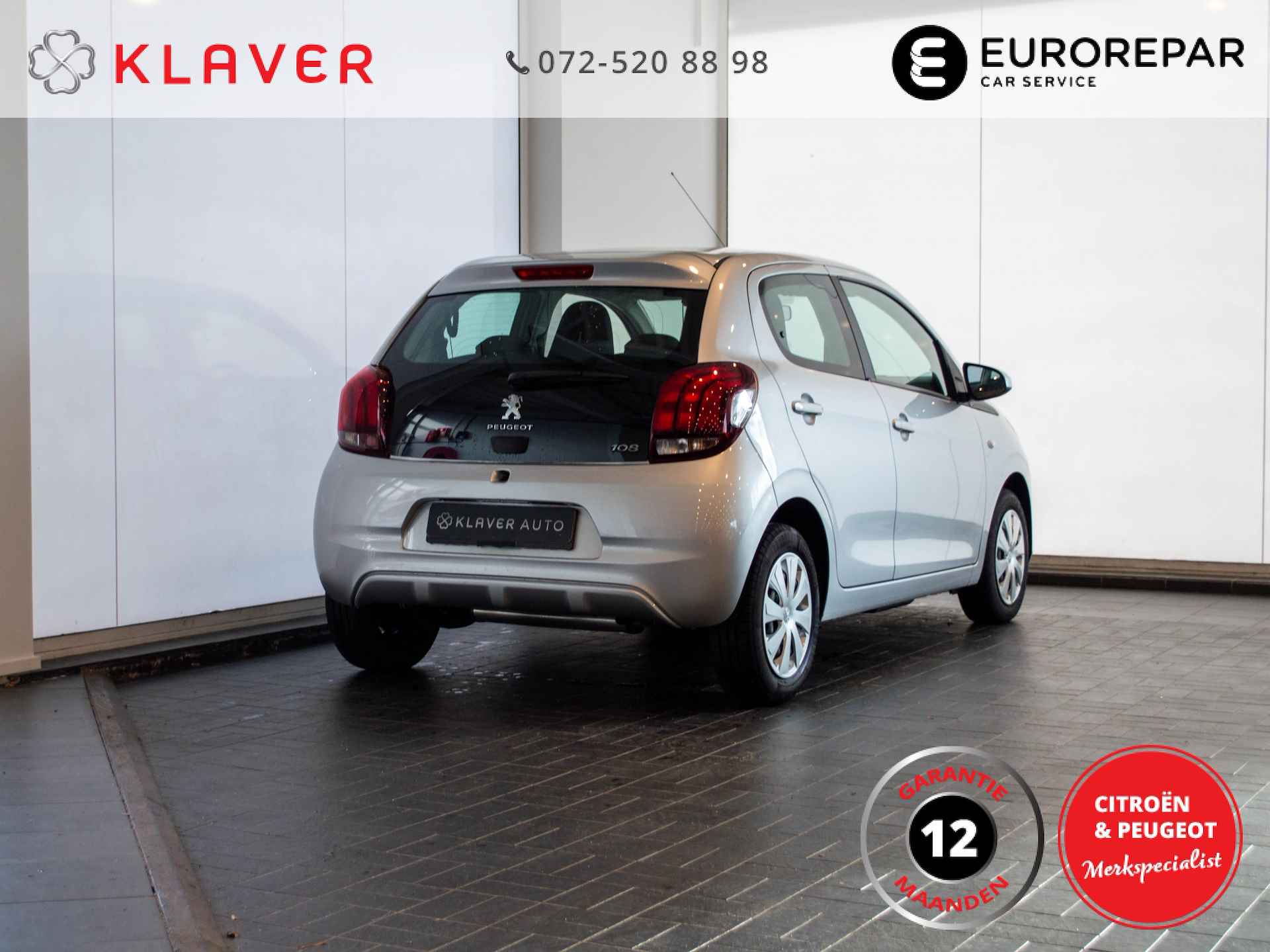 Peugeot 108 72PK Active | Bluetooth | Airco - 5/25