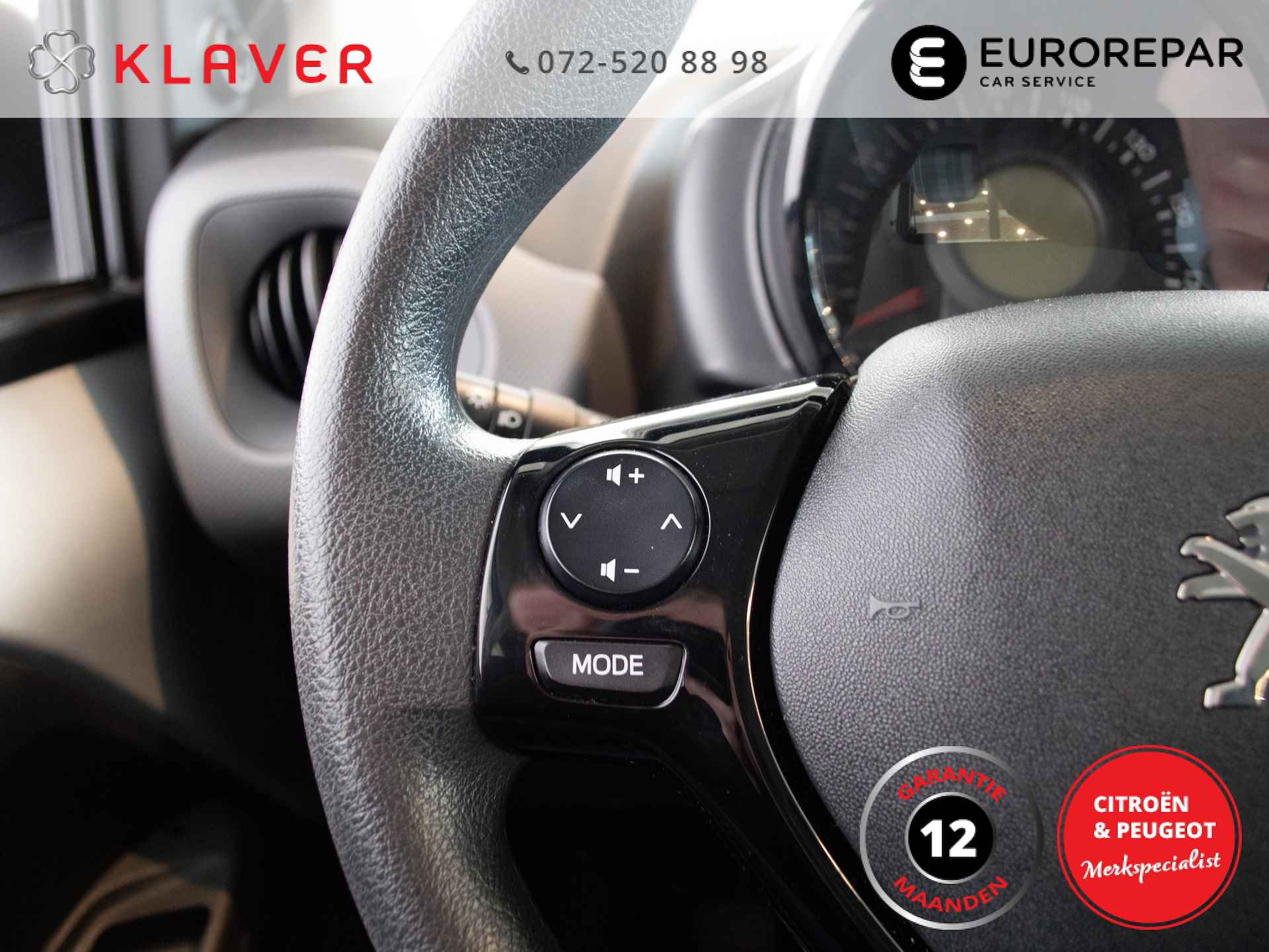 Peugeot 108 72PK Active | Bluetooth | Airco - 17/25