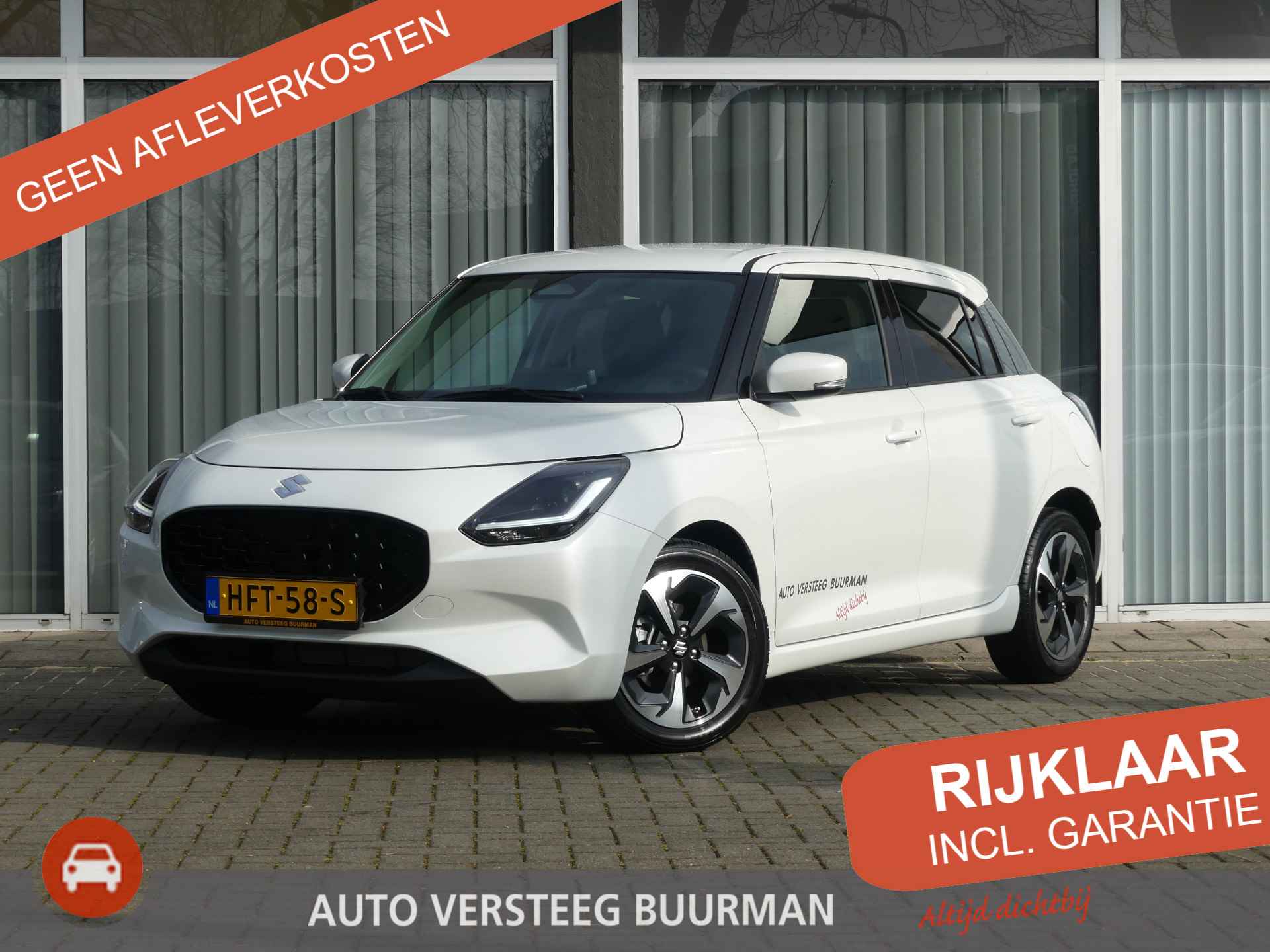 Suzuki Swift 1.2 Style Smart Hybrid 6 jaar fabrieksgarantie! Automaat!