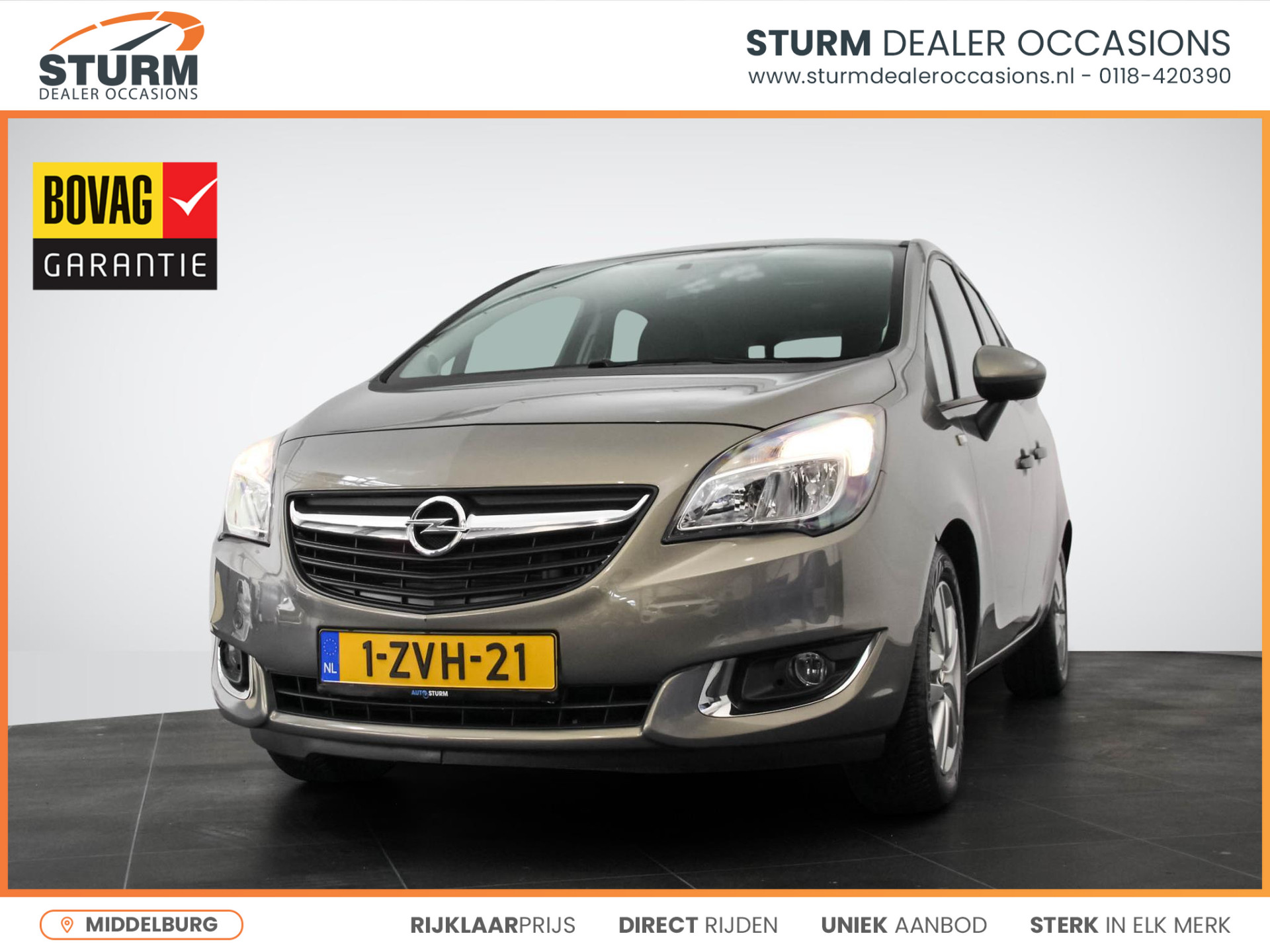 Opel Meriva 1.4 Turbo Cosmo Trekhaak | Navigatie | Cruise Control | Park. Sensor | Bluetooth Tel. | Airco | LM Velgen | Rijklaarprijs! bij viaBOVAG.nl