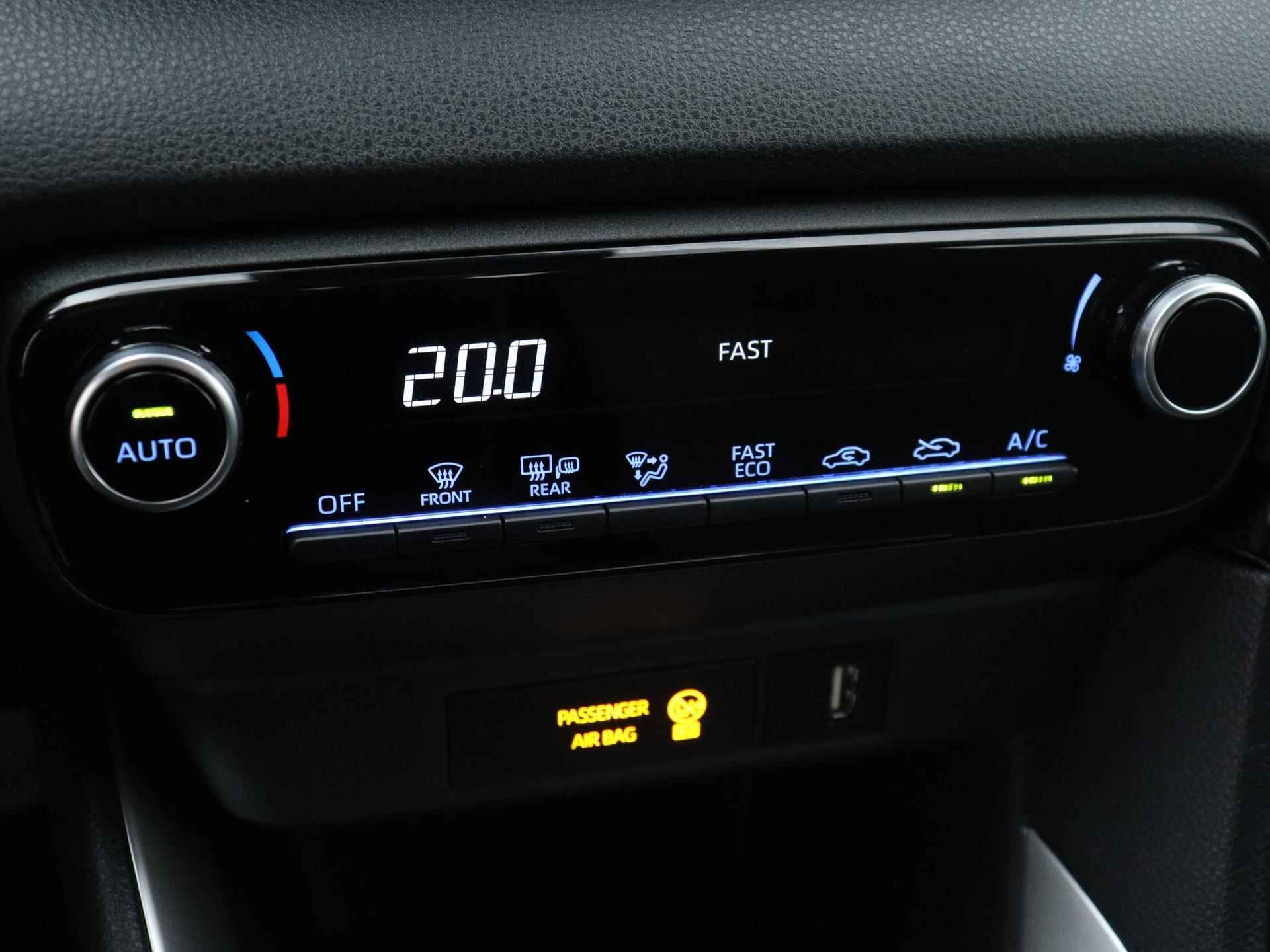Toyota Yaris Hybrid Active 92pk Automaat | Climate Control | Camera | Adaptieve Cruise Control | Bluetooth | Parkeersensoren Achter - 25/32