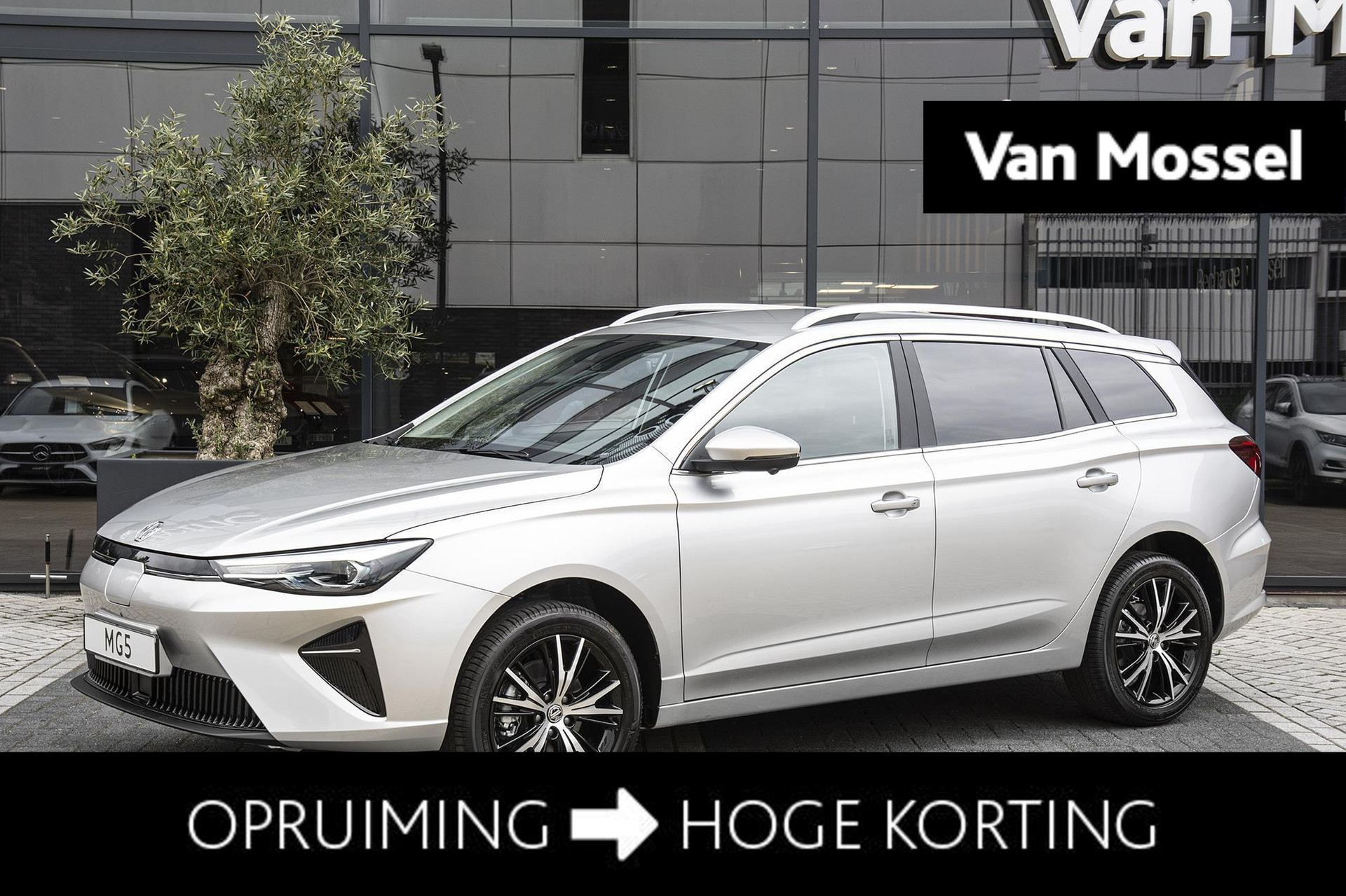 MG 5 Long Range Comfort 61 kWh | 400 km WLTP | 3-fase lader | 7 jaar garantie 150.000 km| Incl. €9.000 voordeel + € 2.500 zero-emissie inruilbonus*!