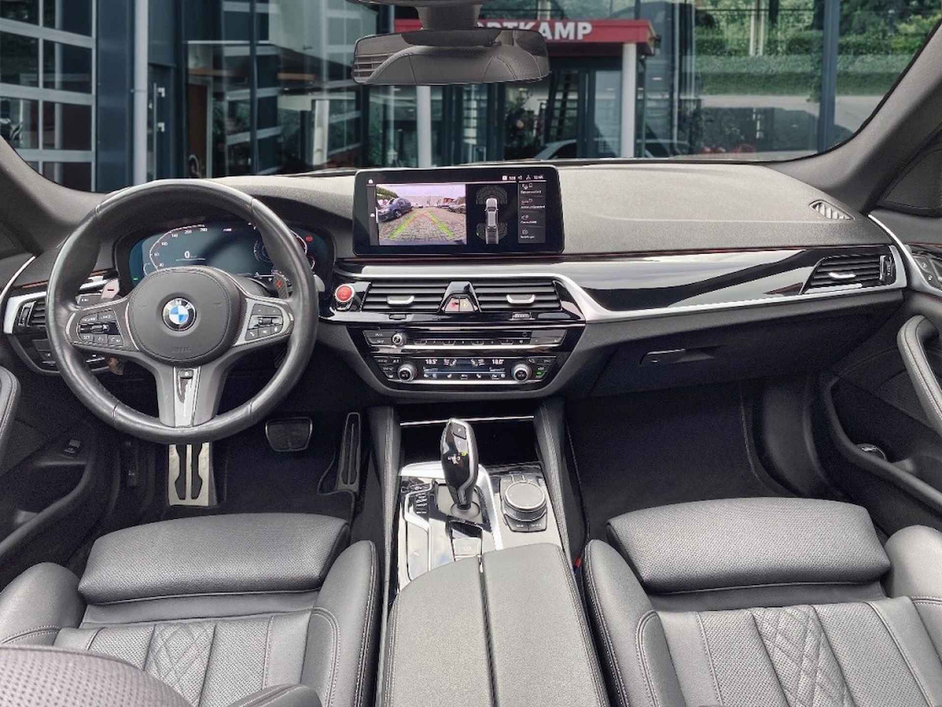 BMW 5-serie 540I XDRIVE M SPORT VOSSEN/PANO-DAK/CAMERA/NAVI/LEDER/CARPLAY - 14/27