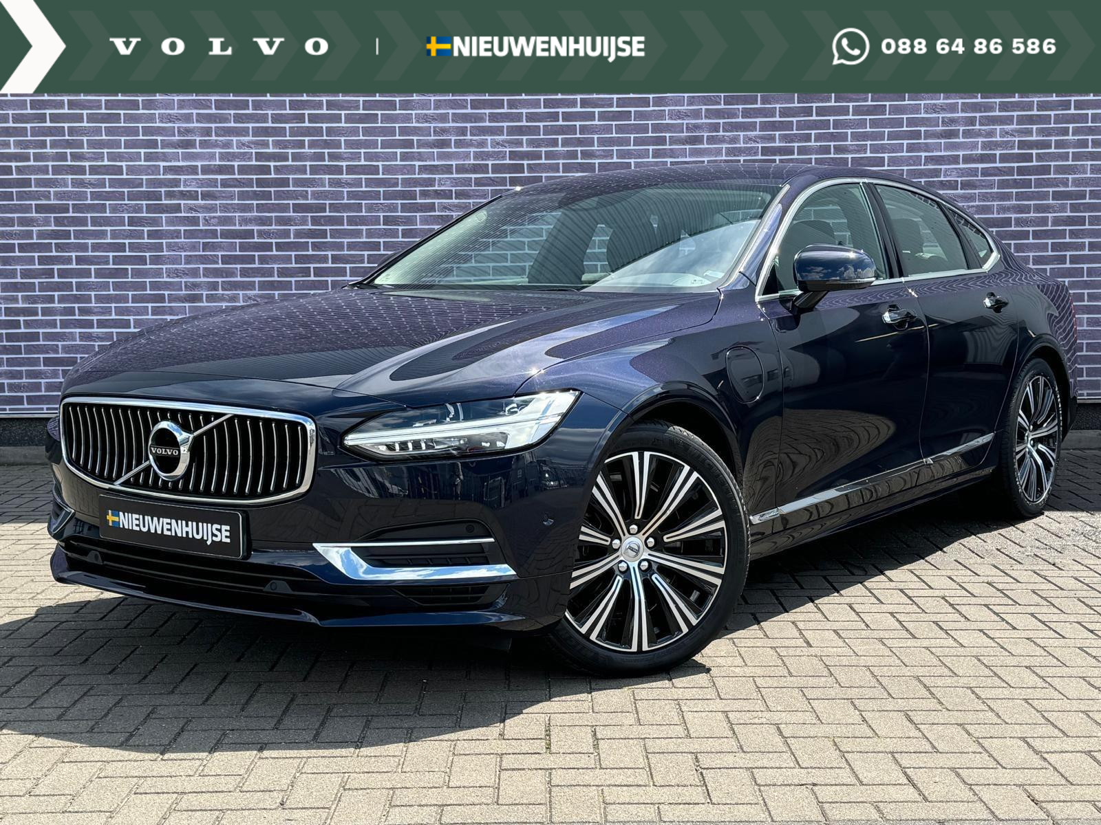 Volvo S90 T8 Twin Engine AWD Inscription Plus | Adaptive cruise control | Stoelventilatie | Parkeerverwarming | Stoelmassage | Park Assist Pilot | Stoel- en stuurverwarming | Voorruitverwarming |