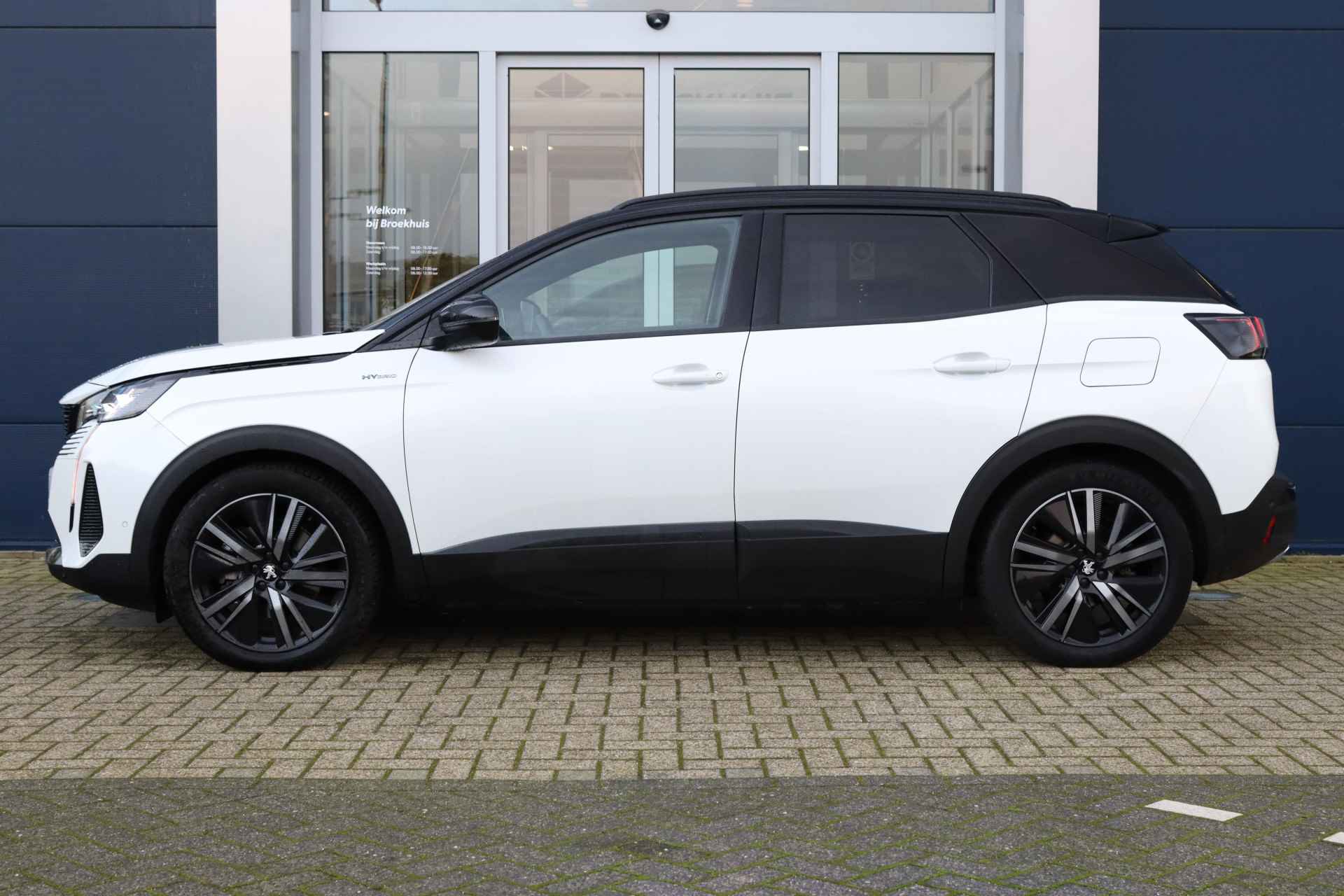 Peugeot 3008 1.6 HYbrid 225-PK GT | Focal | Schuif/kantel dak | Trekhaak | Alcantara | ACC | Camera | Elektr. klep | Massage | Stoelverwarmin - 7/59