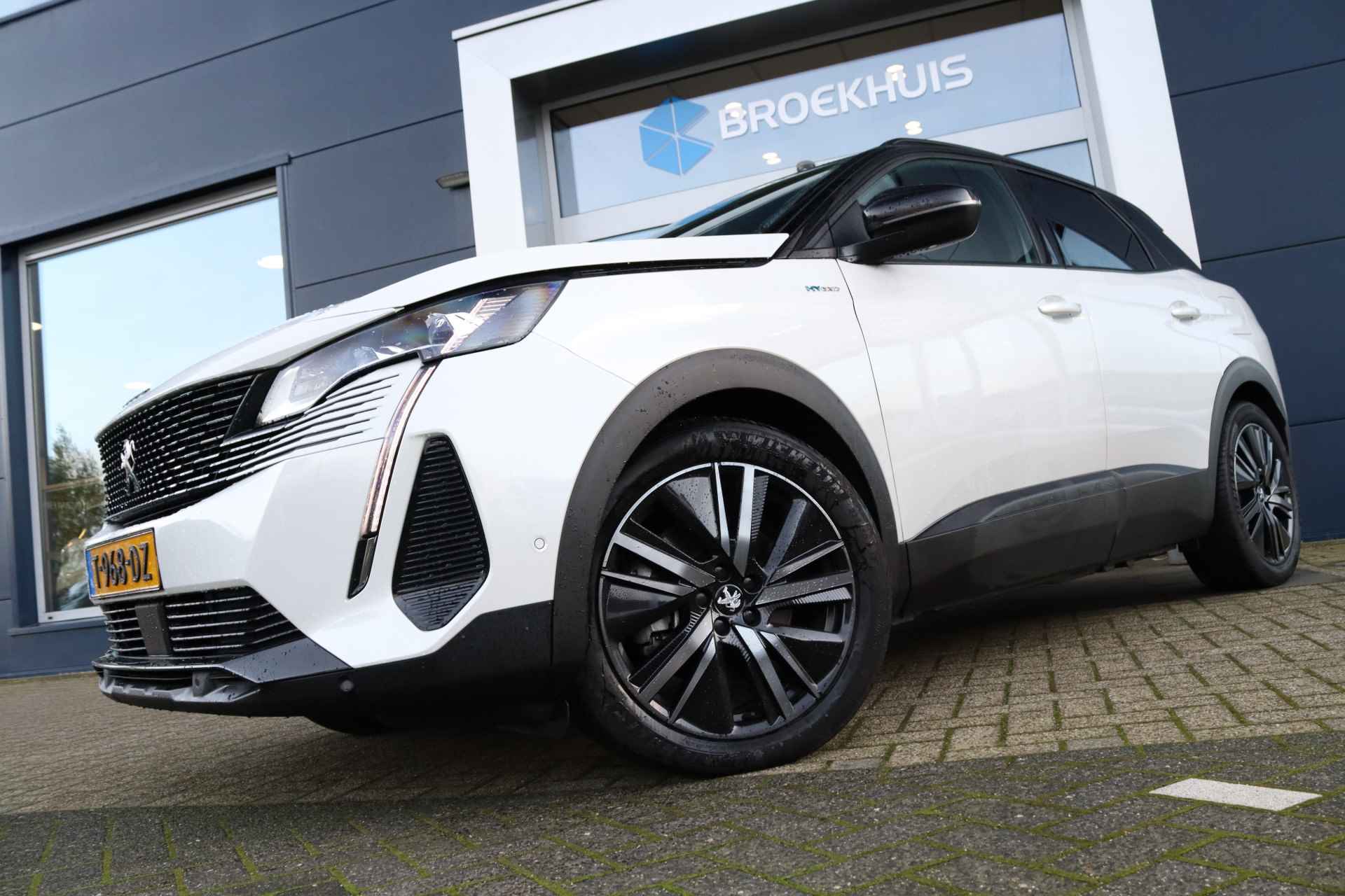 Peugeot 3008 1.6 HYbrid 225-PK GT | Focal | Schuif/kantel dak | Trekhaak | Alcantara | ACC | Camera | Elektr. klep | Massage | Stoelverwarmin - 8/59