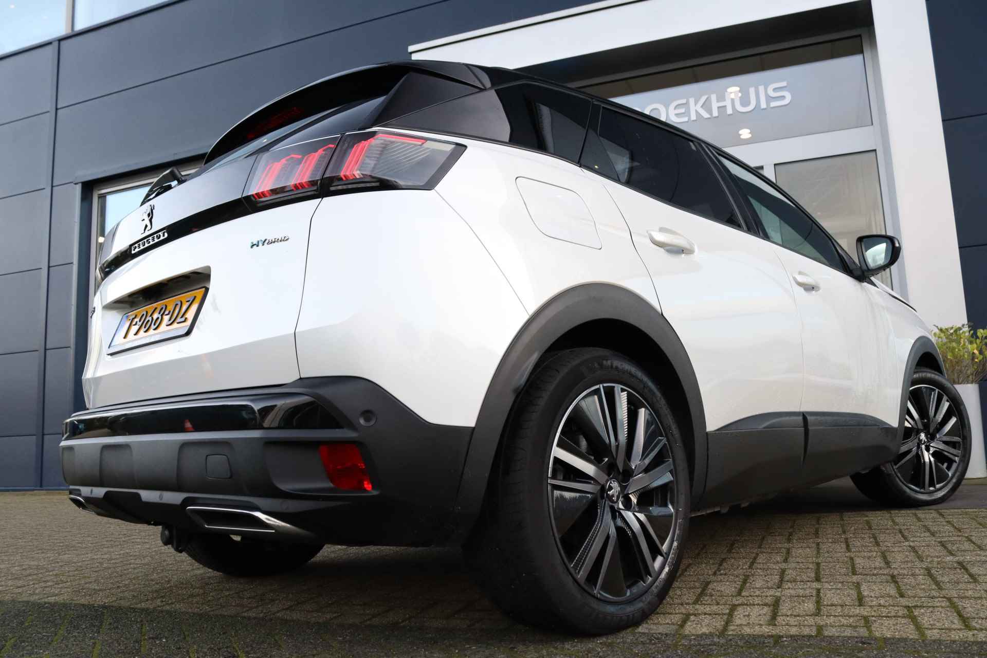 Peugeot 3008 1.6 HYbrid 225-PK GT | Focal | Schuif/kantel dak | Trekhaak | Alcantara | ACC | Camera | Elektr. klep | Massage | Stoelverwarmin - 16/59