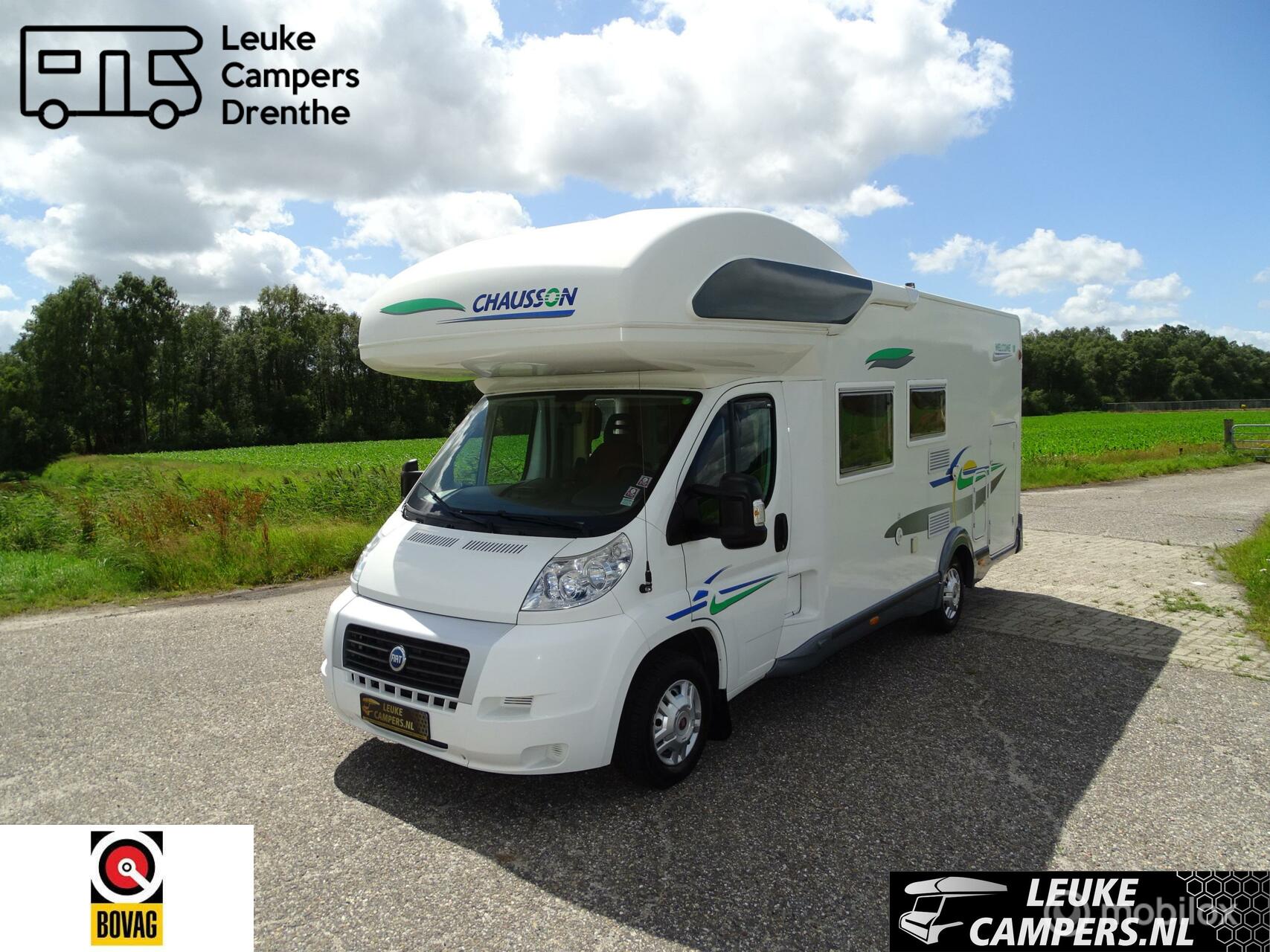 Chausson Welcome 18, unieke camper een xl alkoof en garage!!