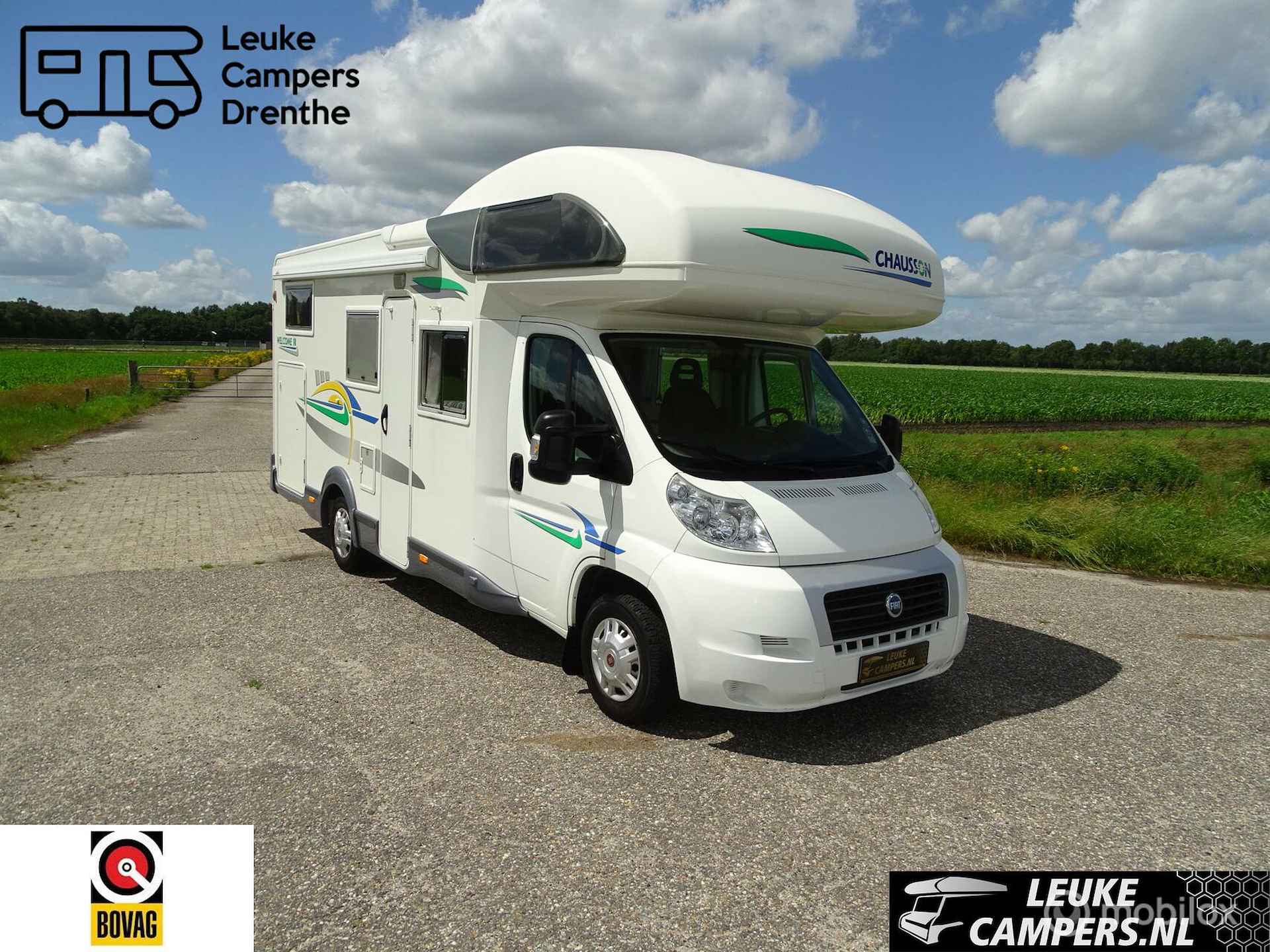 Chausson Welcome 18, unieke camper een xl alkoof en garage!! - 3/23