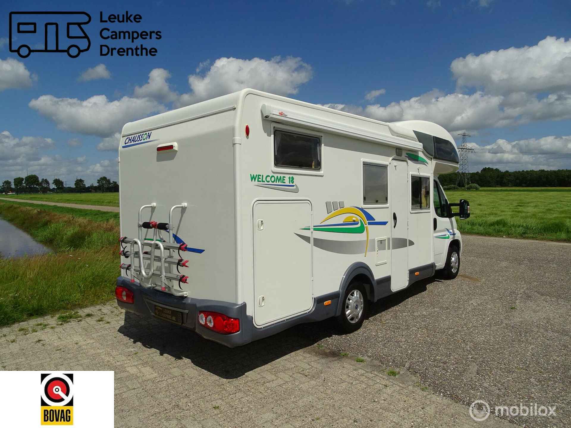 Chausson Welcome 18, unieke camper een xl alkoof en garage!! - 6/23