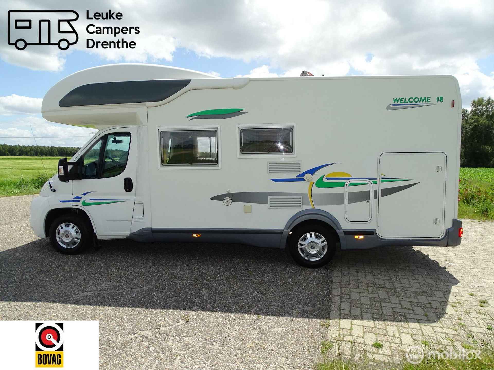 Chausson Welcome 18, unieke camper een xl alkoof en garage!! - 8/23