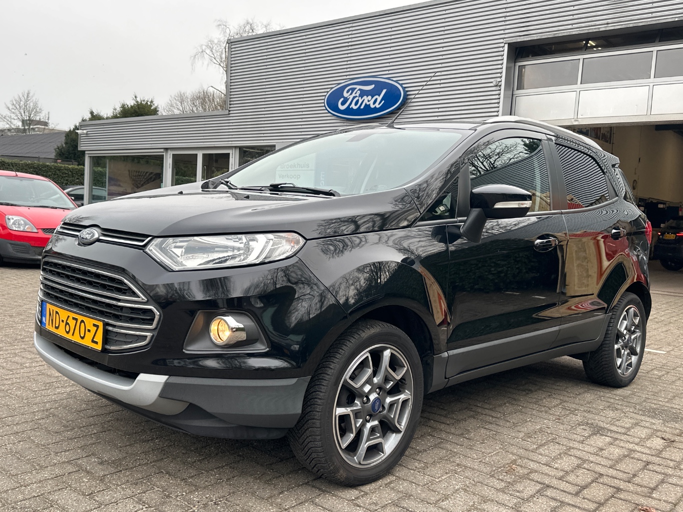 Ford EcoSport 1.0EB TITANIUM | NL-AUTO! | DEALER OH! | NAVI | CLIMA | CRUISE | HALF-LEDER | STOELVERWARMING | VERWARMDE VOORRUIT | BLUETOOTH |