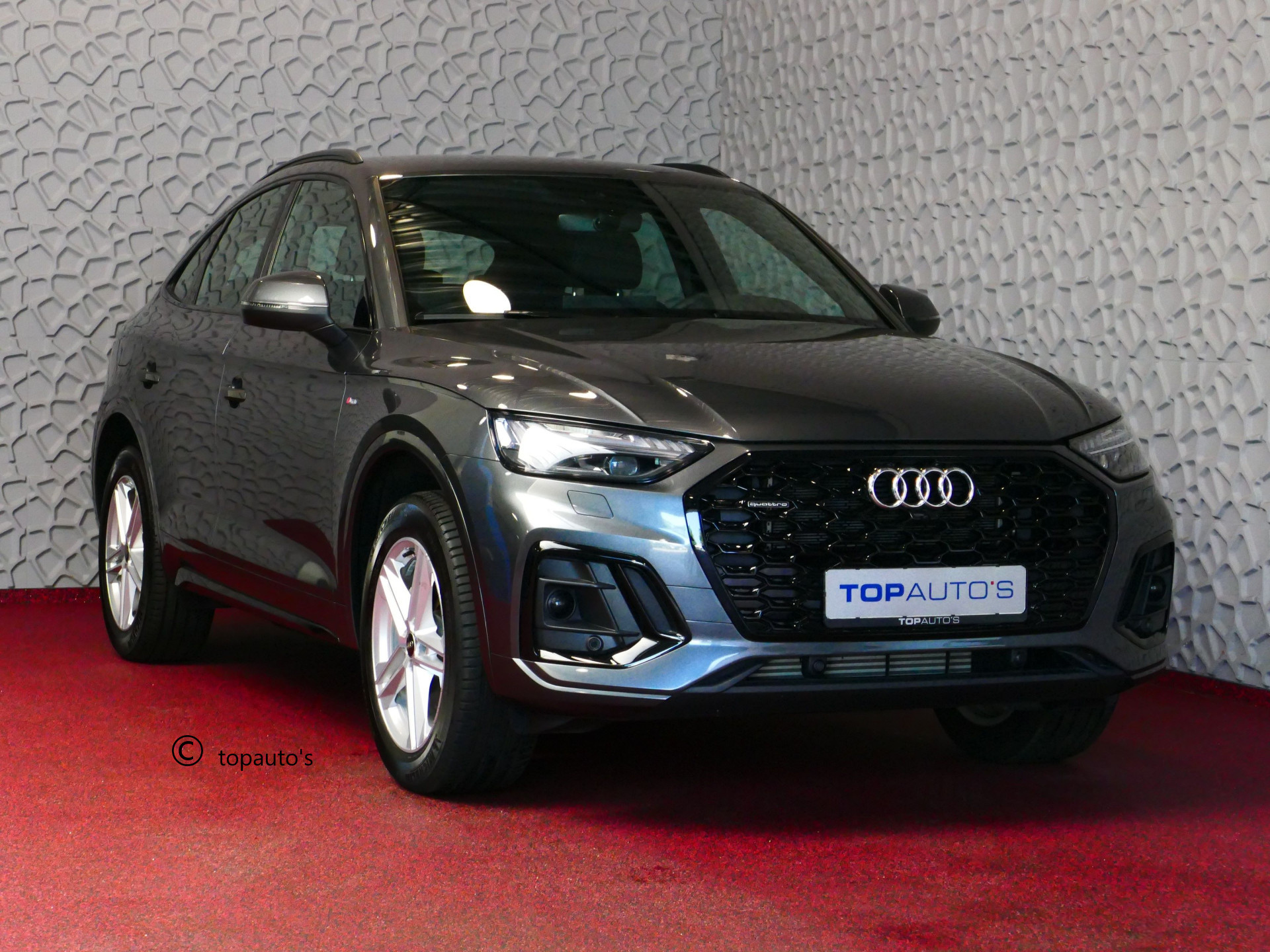 Audi Q5 Sportback 50 TFSI e PHEV 2X S-LINE QUATTRO BLACK EDITION MATRIX LED ELEK.KLEP LEER VIR.COCKPIT STOEL/STUUR VERW ADAP.CRUISE!