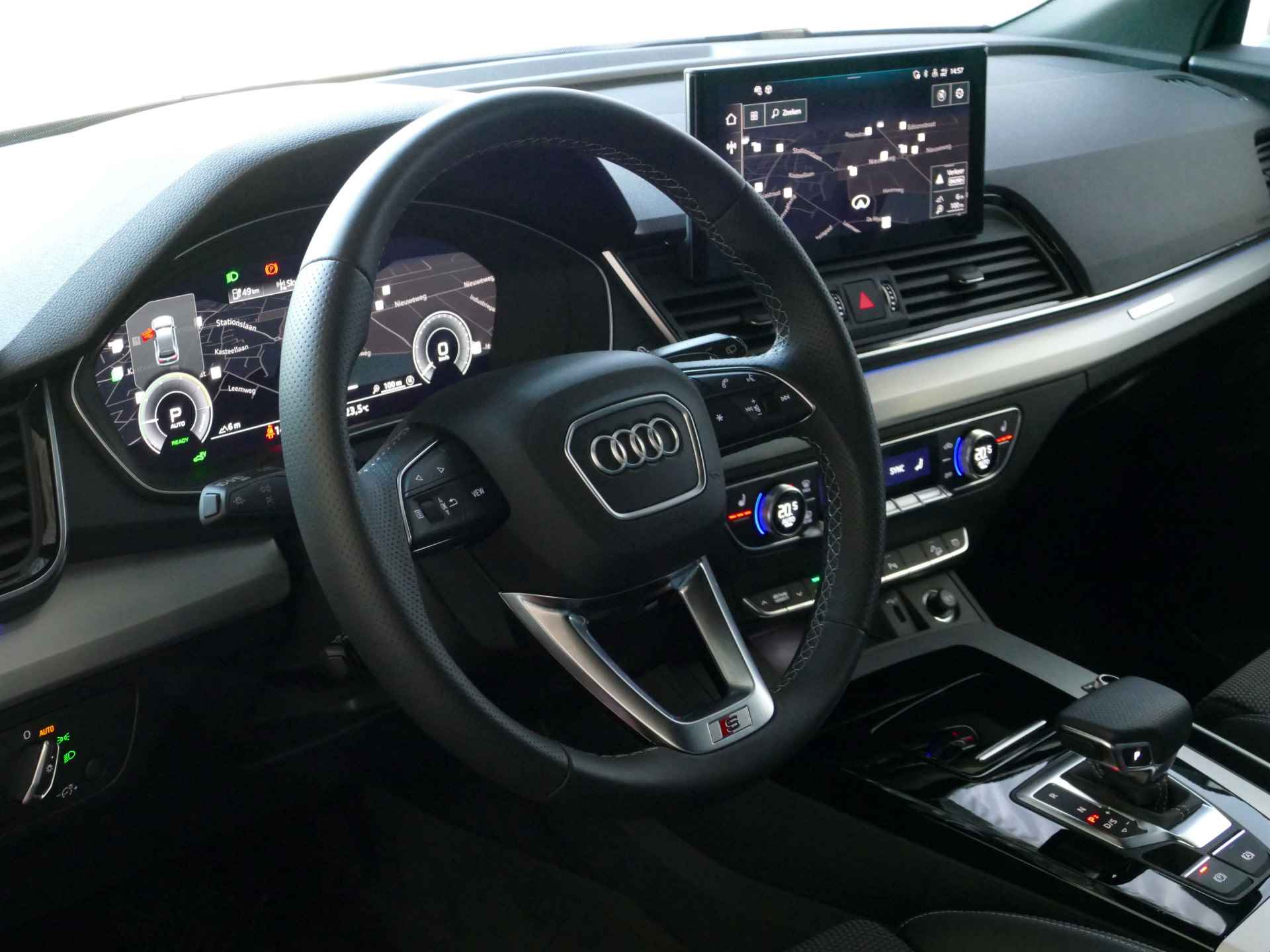 Audi Q5 Sportback 50 TFSI e PHEV 2X S-LINE QUATTRO BLACK EDITION MATRIX LED ELEK.KLEP LEER VIR.COCKPIT STOEL/STUUR VERW ADAP.CRUISE! - 10/82