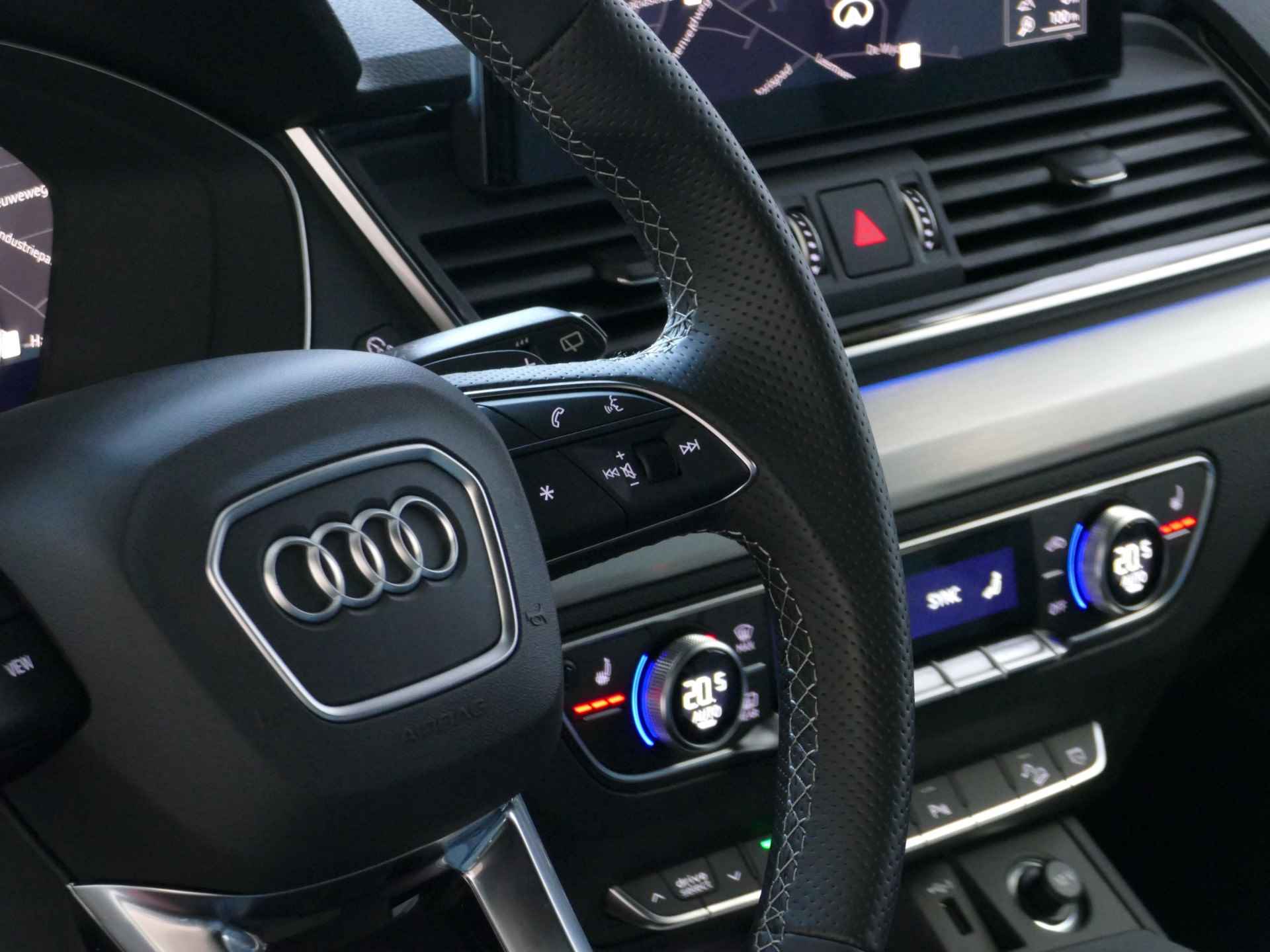 Audi Q5 Sportback 50 TFSI e PHEV 2X S-LINE QUATTRO BLACK EDITION MATRIX LED ELEK.KLEP LEER VIR.COCKPIT STOEL/STUUR VERW ADAP.CRUISE! - 11/82