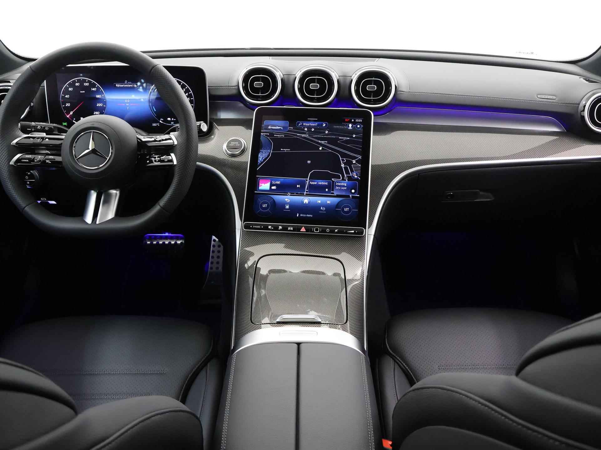 Mercedes-Benz C-klasse Estate 300e AMG Line | Achteruitrijcamera | Memory pakket | Sfeerverlichting | Panoramaschuifdak | Stoelverwarming - 6/45
