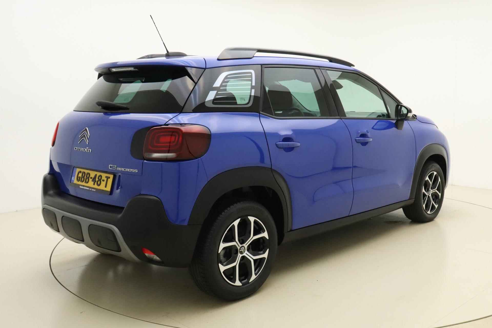 Citroen C3 Aircross 1.2T Automaat Feel | Navigatie | Climate & Cruise Control | Parkeersensoren | Lichtmetalen velgen | Dakrails | LED | - 3/32