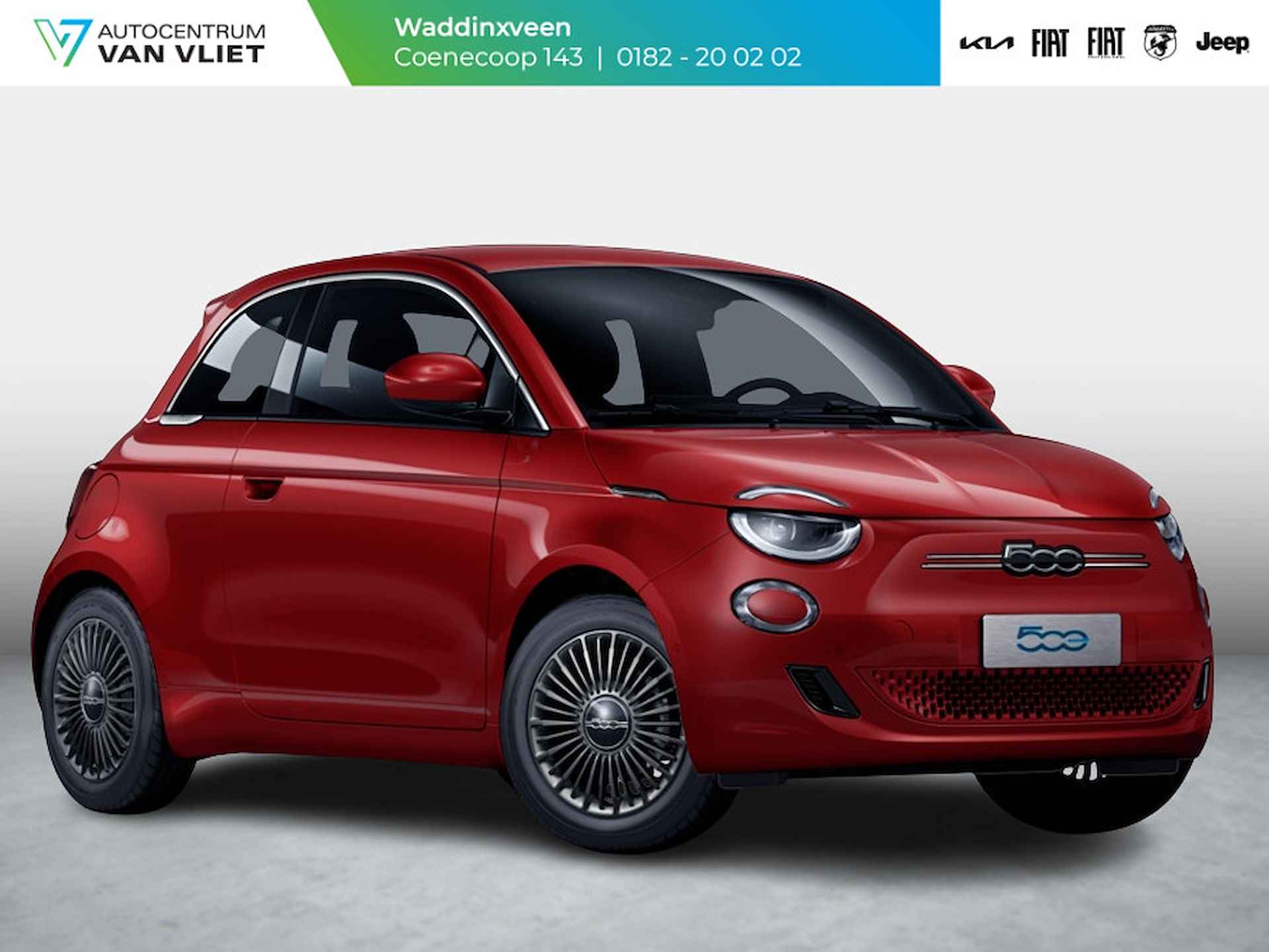 Fiat 500e 42 kWh | Pack Comfort | Pack Style | Rosso Passione | - 1/12