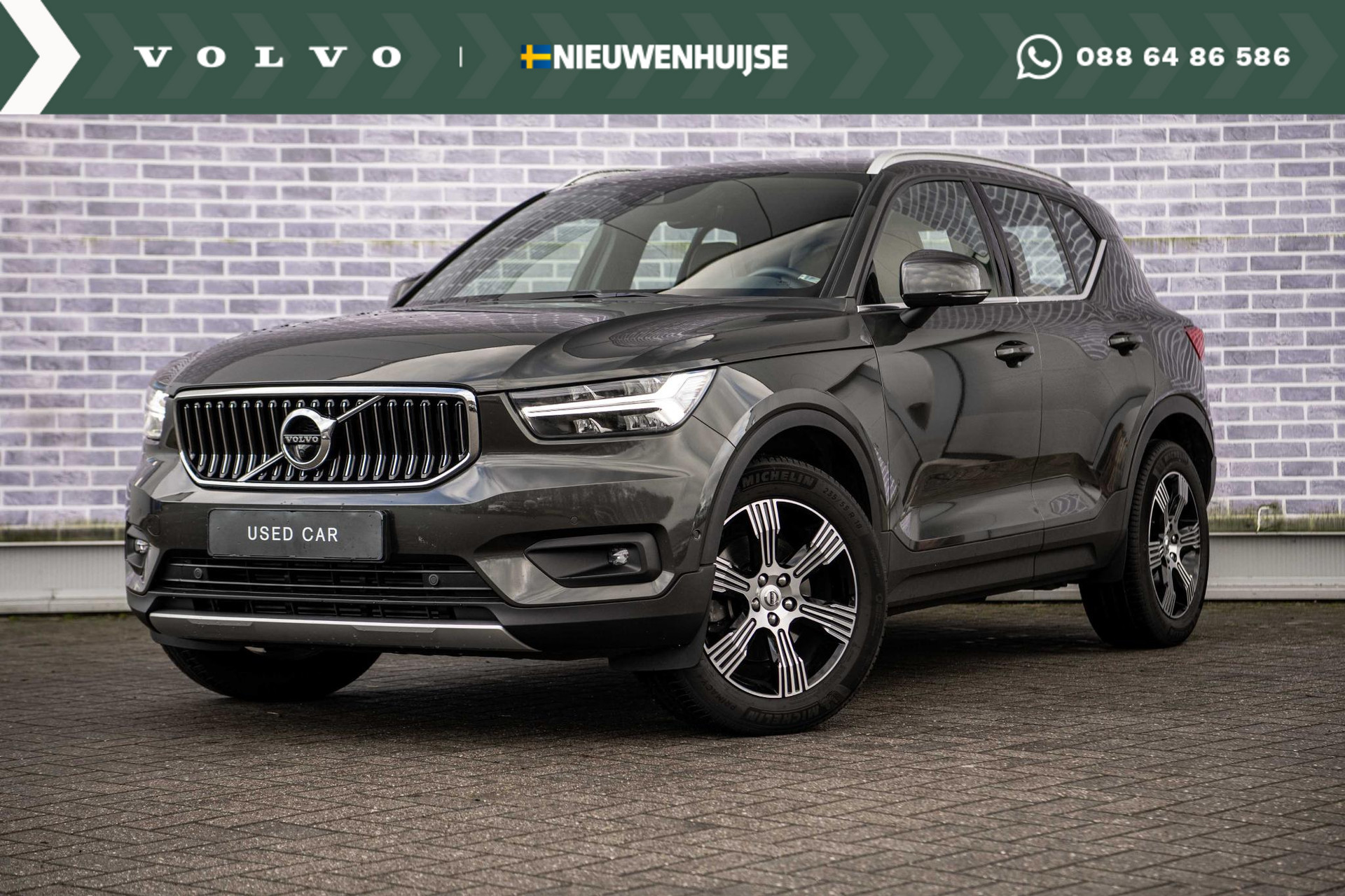 Volvo XC40 2.0 T4 AWD Inscription | Power Seats | Sensoren voor + achter | 360 graden camera | Adaptieve Cruise Control | Sensus Navigatie |